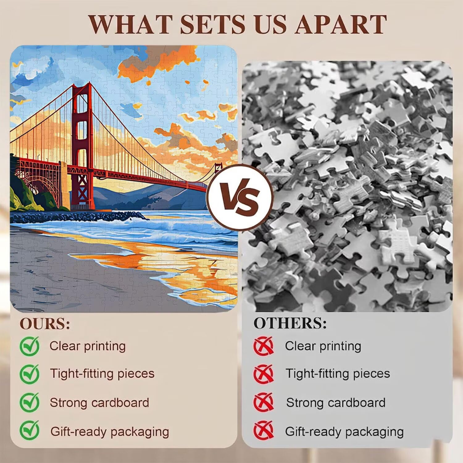 Puzzle 1000 Pezzi Classici, Puzzle ponte Cartone animato 75 x 50 cm, Gioco Educativo e Antistress in Legno con Poster Incluso, Ttività DIY per Famiglia, Regalo per Appassionati, Decor Parete, f0-832