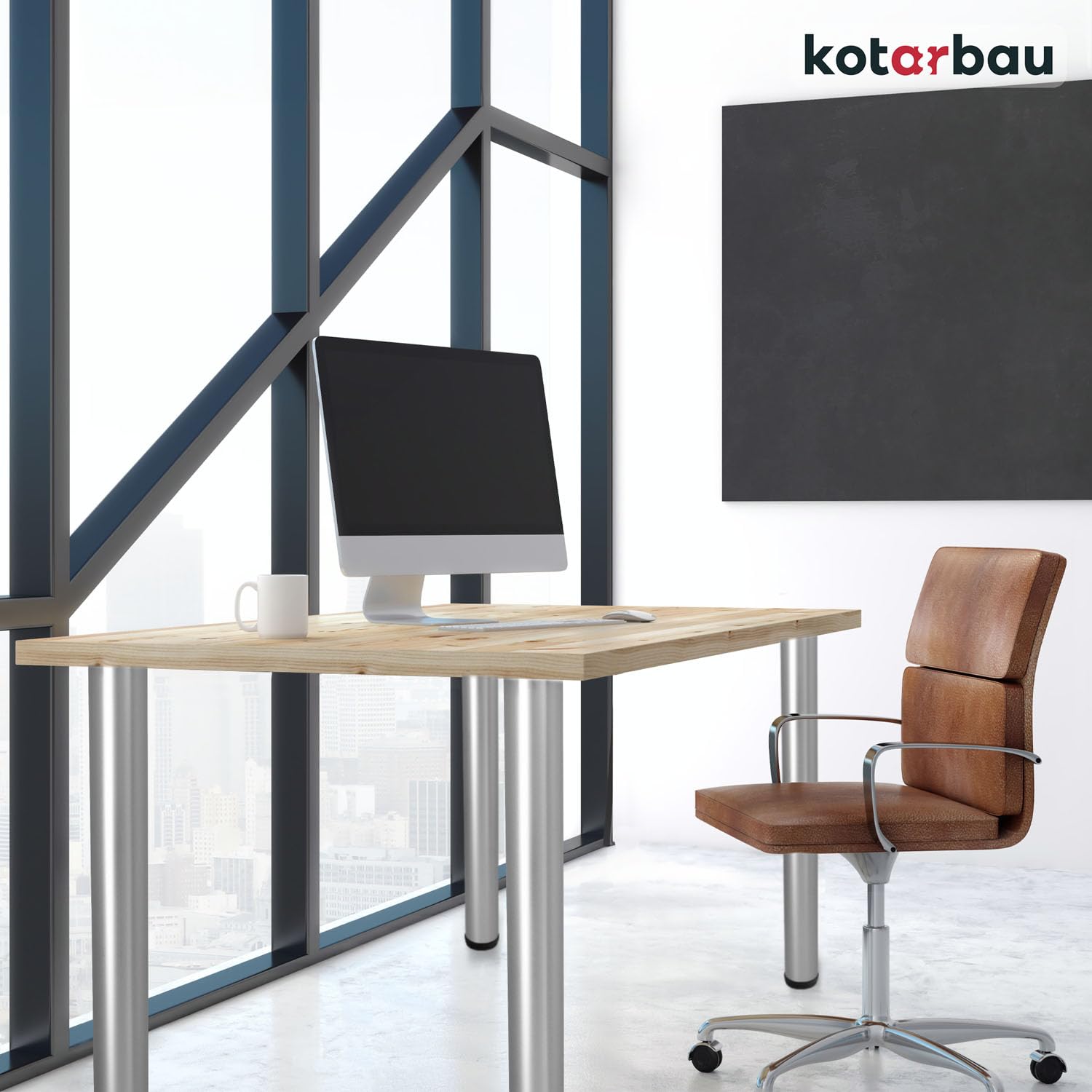 KOTARBAU Juego de 4 patas de mesa de acero inoxidable, 71-74,5 cm, patas de mesa, patas ajustables, patas de mesa, patas de mesa, patas de mesa, patas de mesa, patas de muebles, patas plateadas