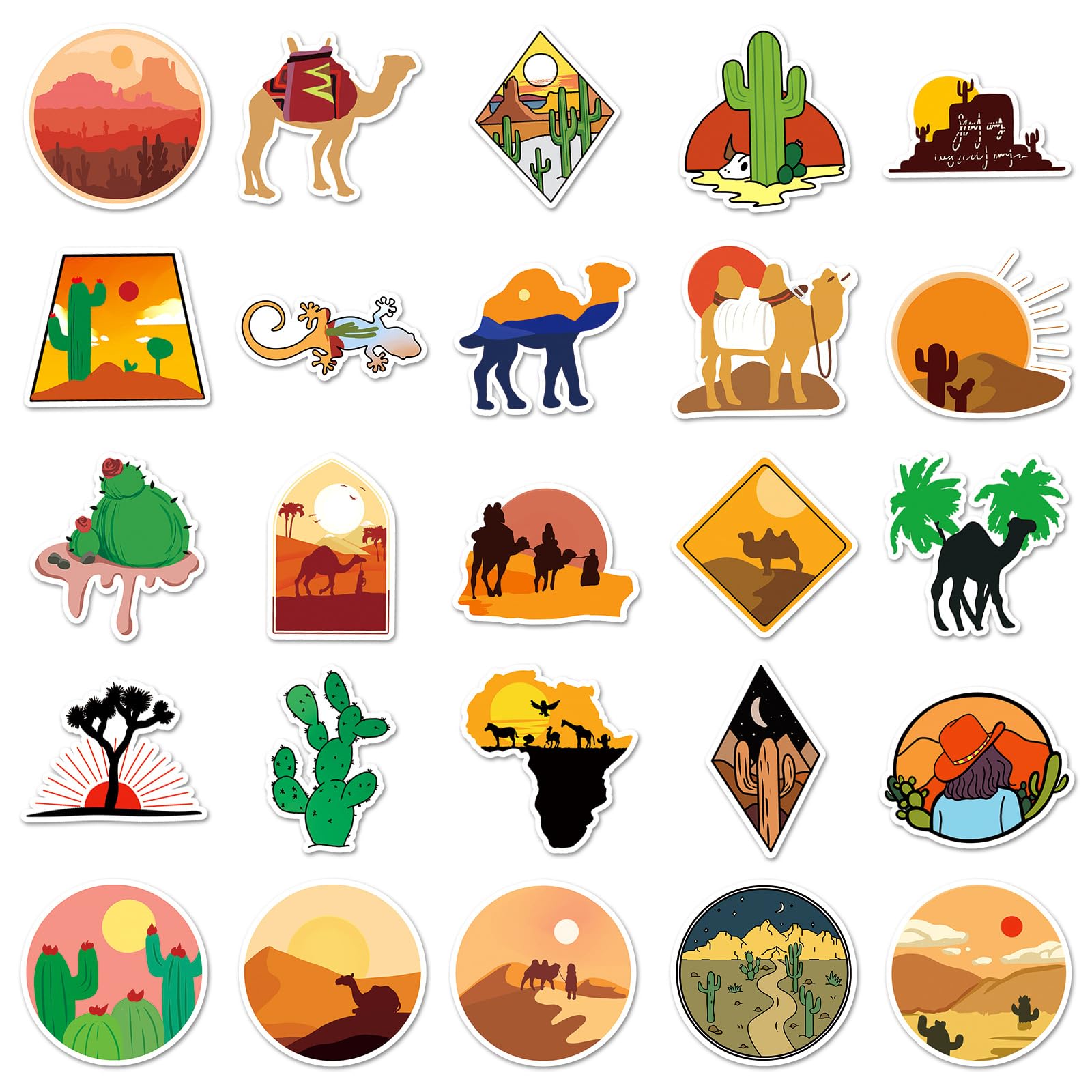 Autocollant D'art Bohème étanche, Autocollant De Dessin Animé Boho, Autocollant De Bouteille Esthétique Rétro, Lune, Soleil, Fleur, Scrapbooking Pour Ordinateur, 50 Pièces, 100 Pièces