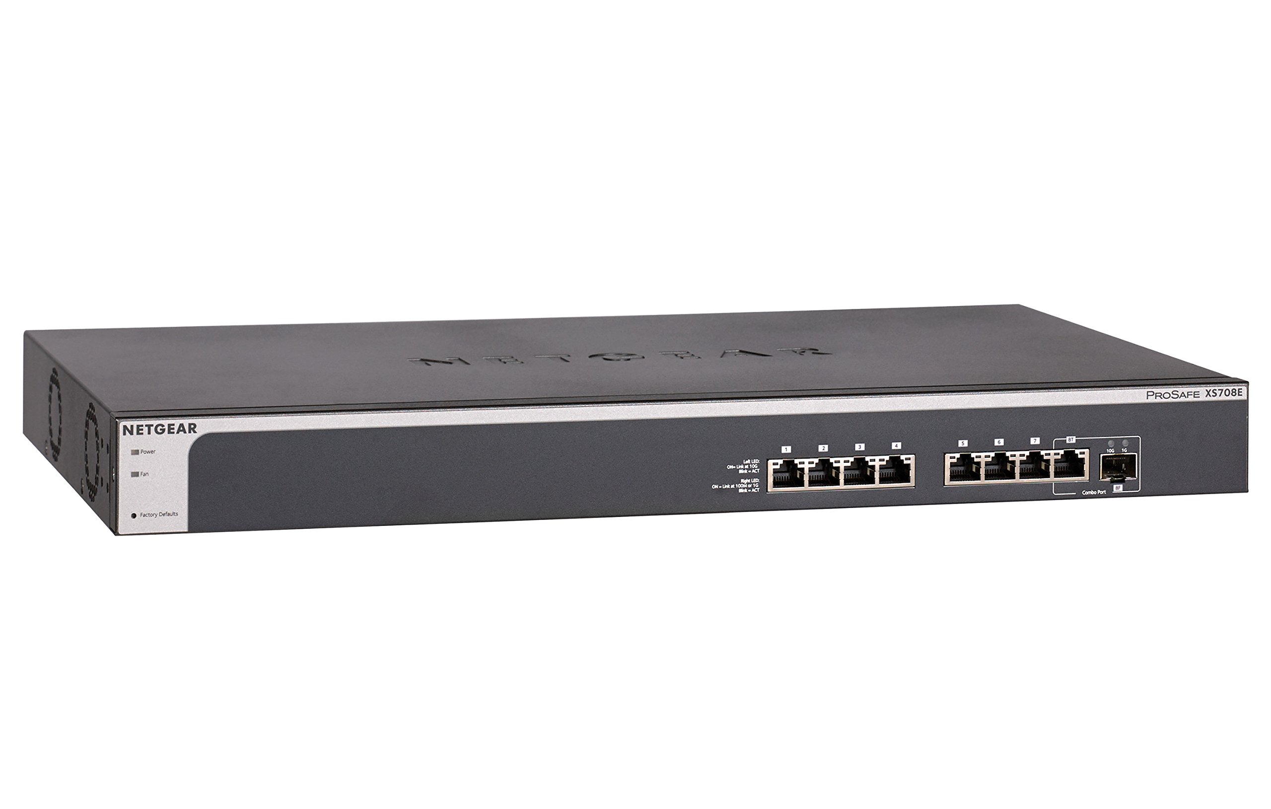 Amazon.co.jp: NETGEAR XS708E-100AJS Unmanaged Plus Switch, 10 Giga 