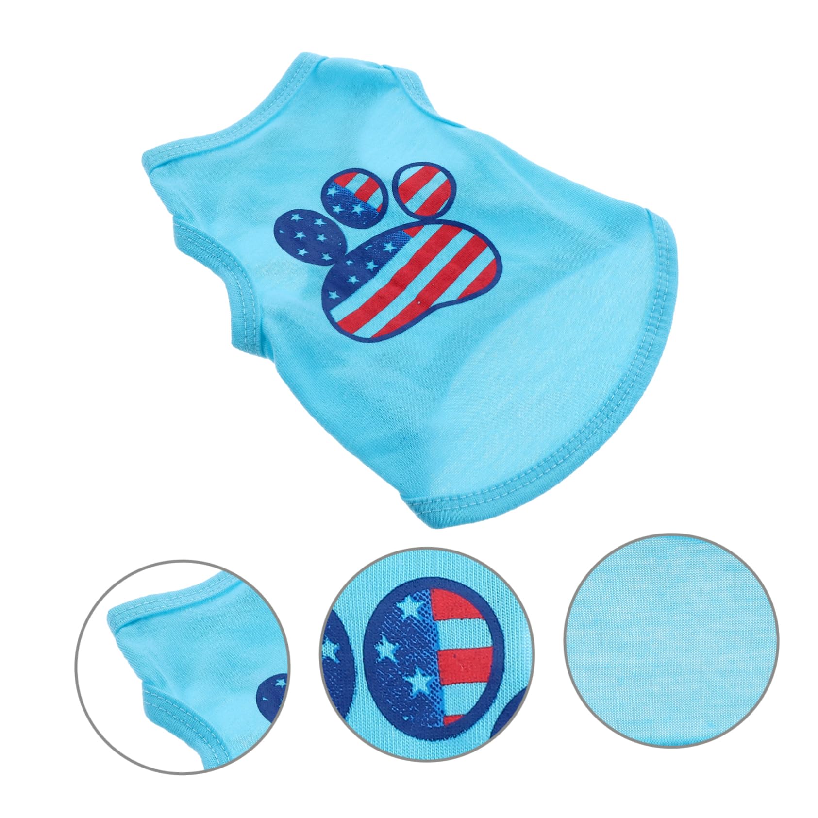 Hundeweste Mit Amerikanischer Flagge – Tanktop Für Hunde, Aus Polyester, Für Outdoor & Feiern