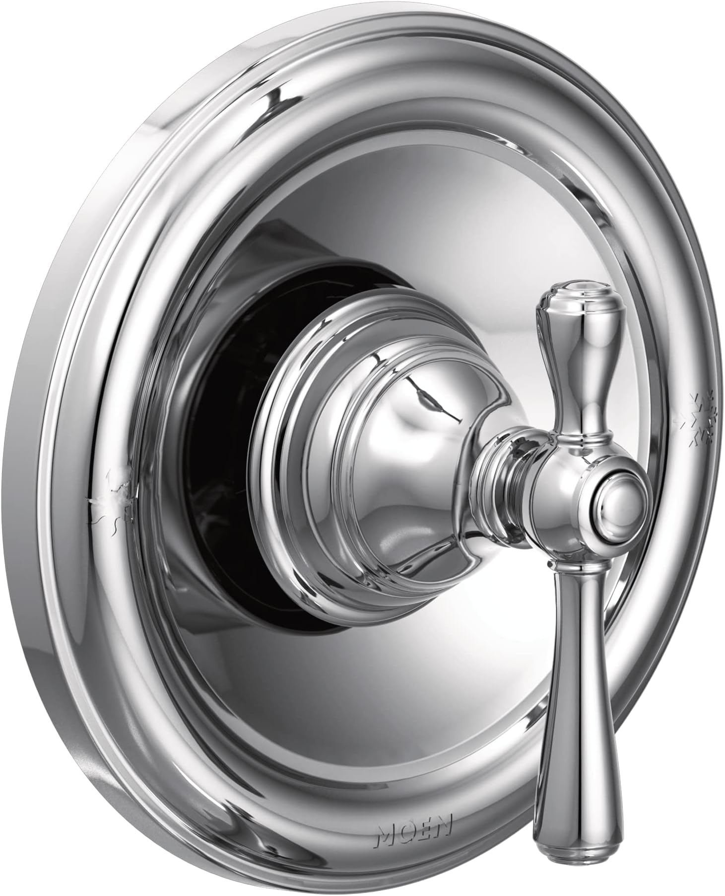 Moen 102763WR Kingsley 4-Inch Screw-In Shower Straine, Wrought Iron