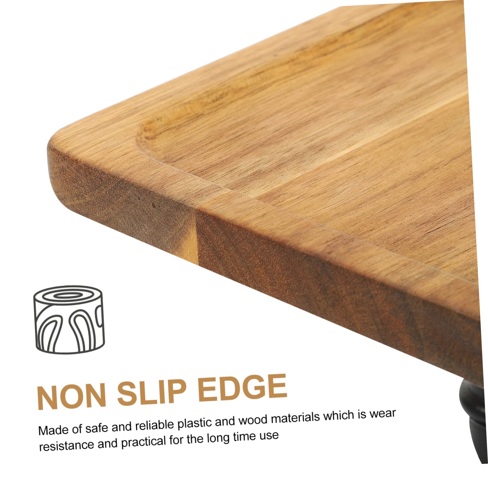 BEBEMOKO Vintage Cake Display Stand Elegant Wooden Serving Tray for Birthday Parties Desserts and Snacks Height for Showcasing Cupcakes and Sweets at Events