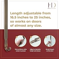 Vista 6 de Haute Decor Gancho para Corona de Longitud Ajustable - Capacidad de 20 lb