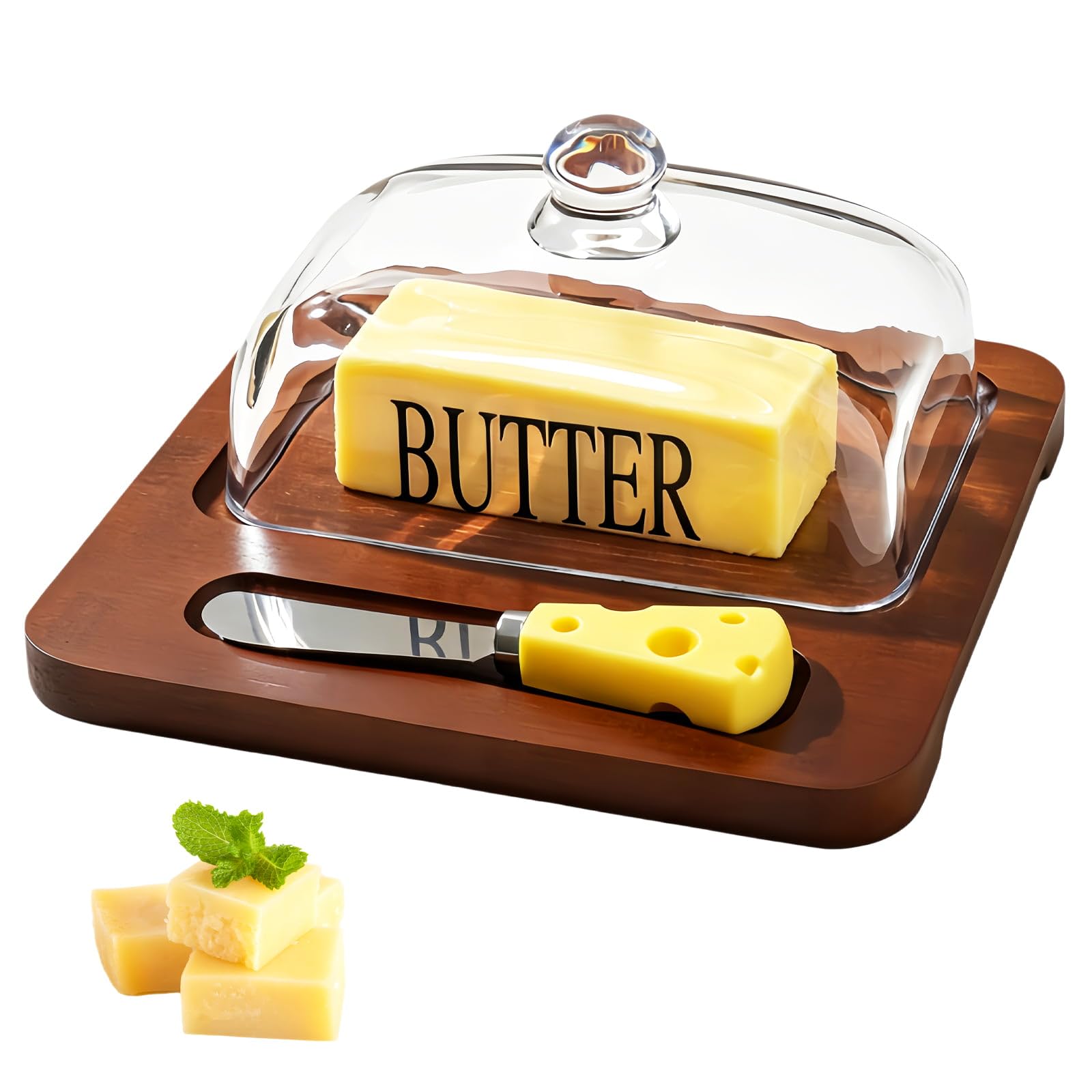 Butter Dish Vintage Home Butter Keeper Elegant Countertop Butter Holder