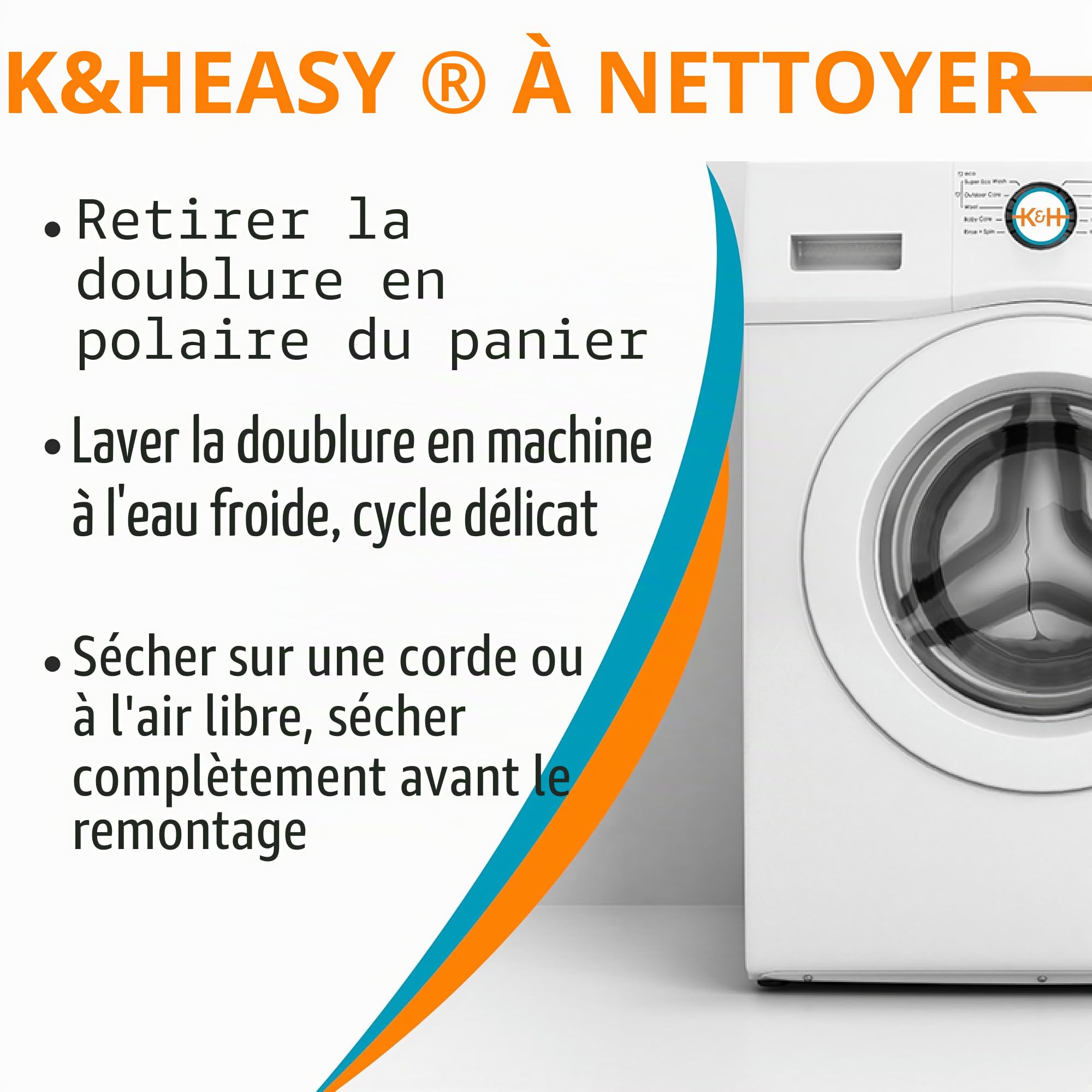 K&H Pet Products Sac de Transport Universel pour Animal Domestique pour Voyage, Panier de vélo pour Chat et Chien, Gris élégant, Taille L 30,5 x 40,6 x 25,4 cm