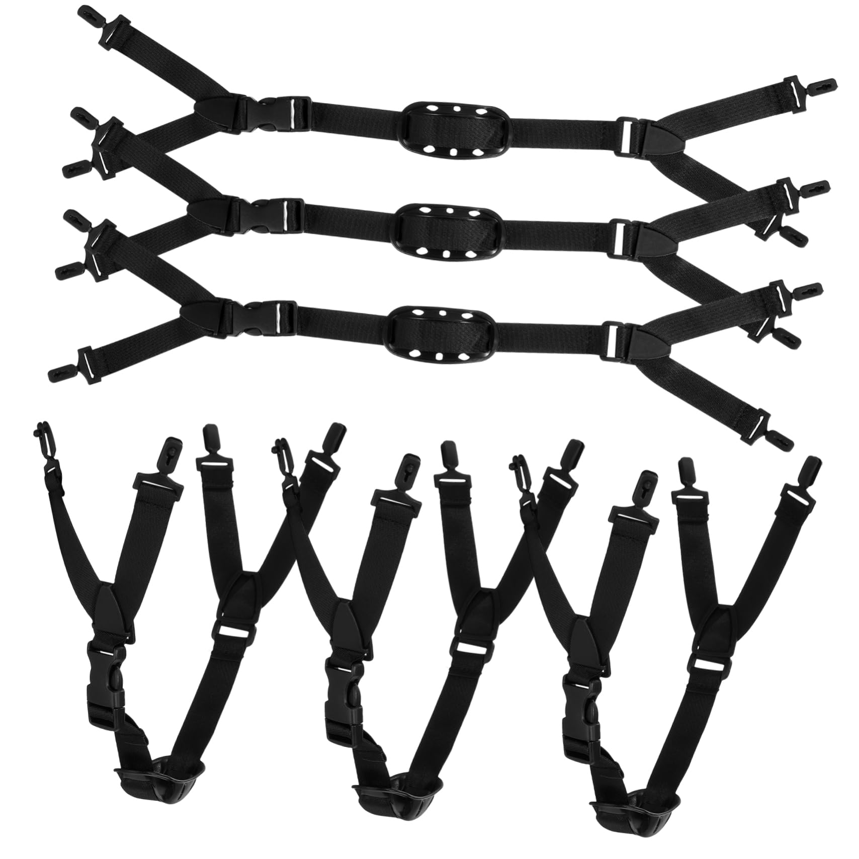 Vaguelly 6piezas Unidades Correas Ajustables para Casco con Barbuquejo Resistente Poliéster Reemplazo Cómodo para Cascos De Construcción y Uso Industrial Exterior