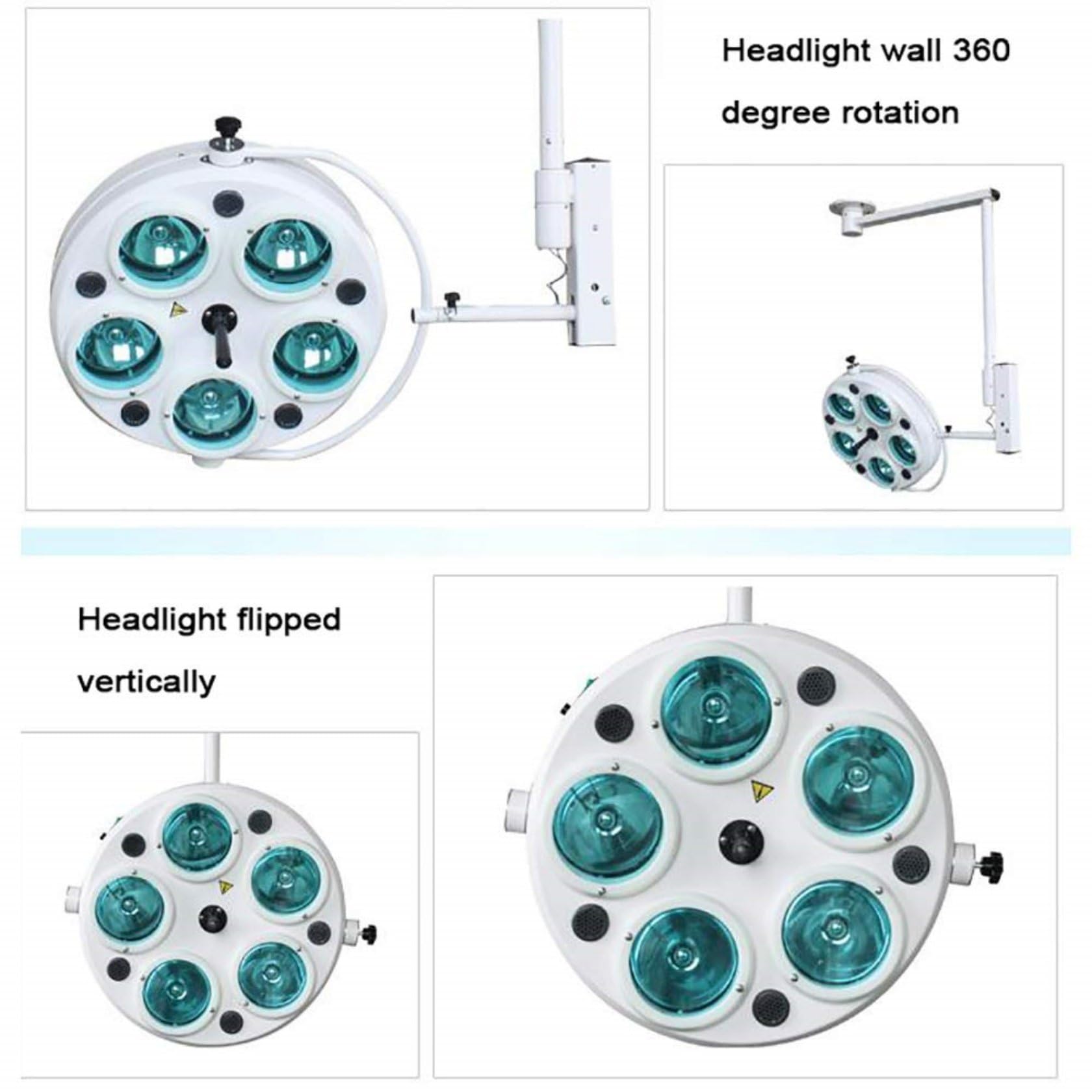 25-W-Led-Op-Leuchte Zur Deckenmontage FüR ZahnäRztliche Eingriffe, Kaltlicht-Schattenfrei-Lampe, Untersuchungsleuchte FüR GynäKologie, Ambulanzen Und Zahnmedizin