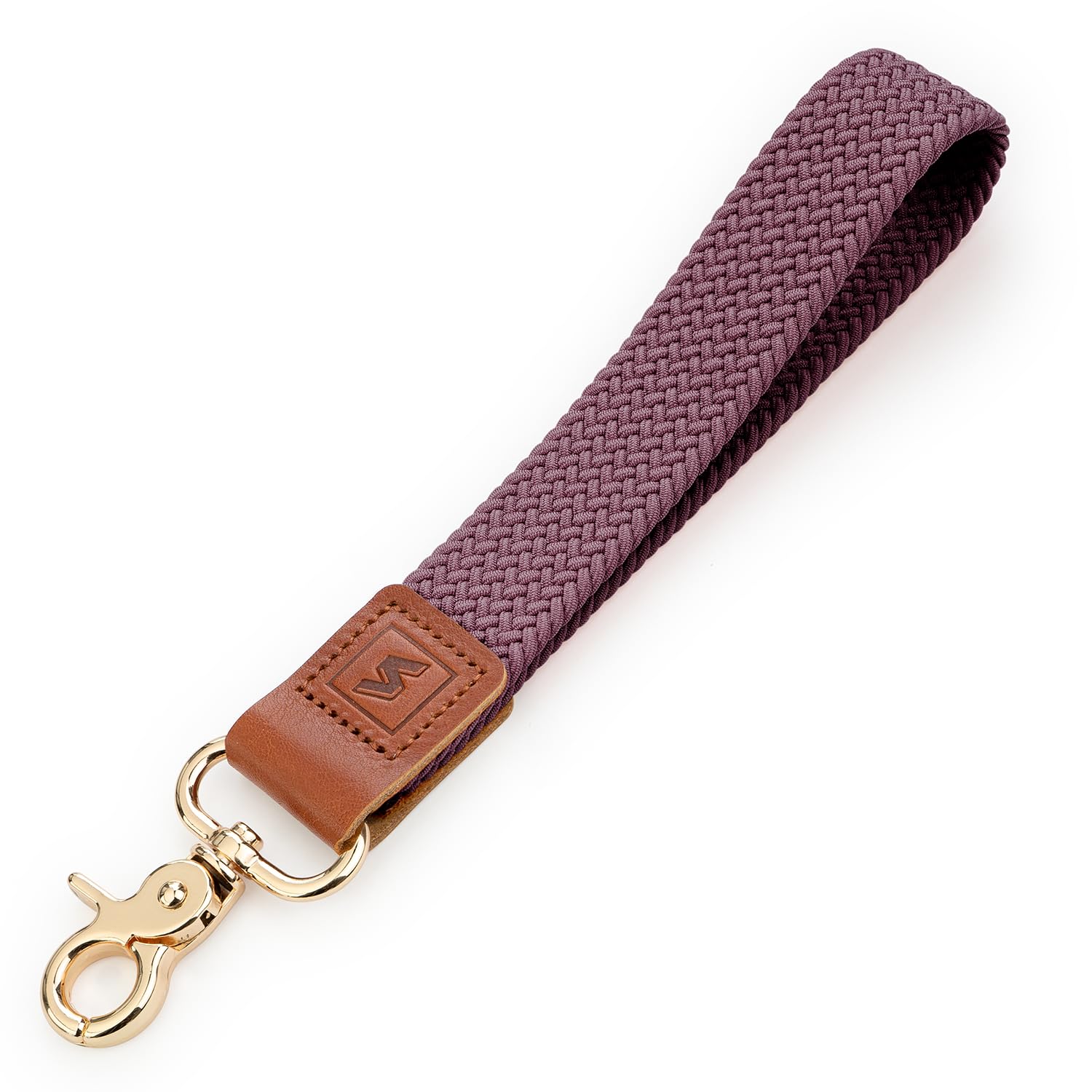 SENLLY Wristlet Lanyard, Stretchy Keychain Holder, Original Elastic Anti-Drop Design (Smoky Violet)