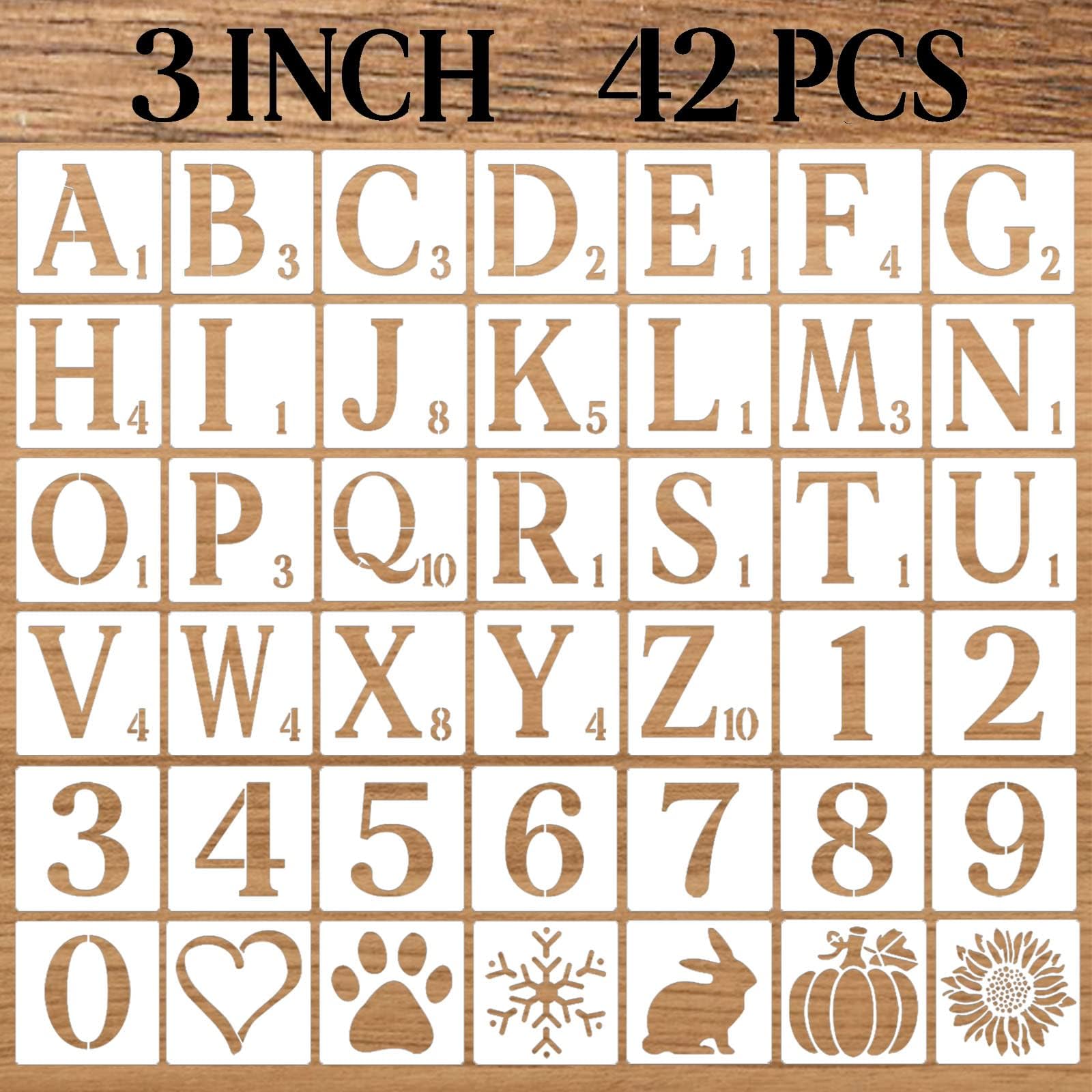 Amazon.com : American Flag Stencil Template - Reusable Plastic Stencil ...