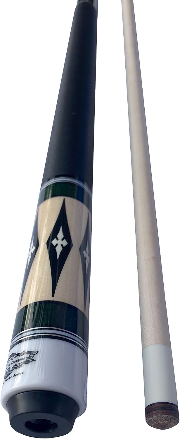 2021 Champion Lost Pieces Series Noroc Pool Cue Stick, Low Deflection Pro Taper, Black Hard Case, Model:LPC504, Retail: $184.52