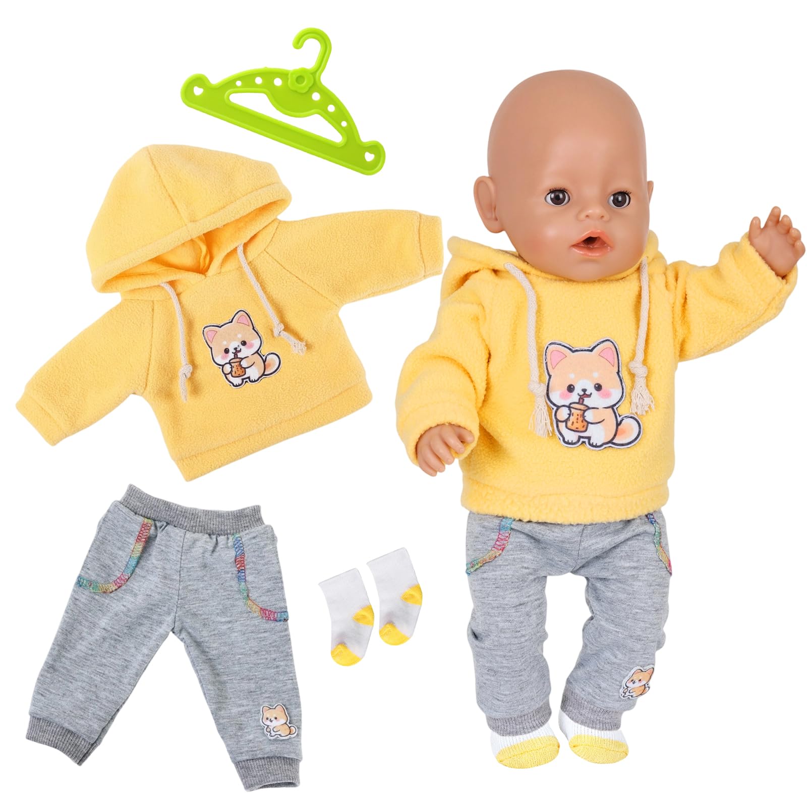 Baby Dolls Clothes Outfit for Newborn Baby 35-43 cm Doll 14 Inch 16 Inch 17 Inch Baby Doll