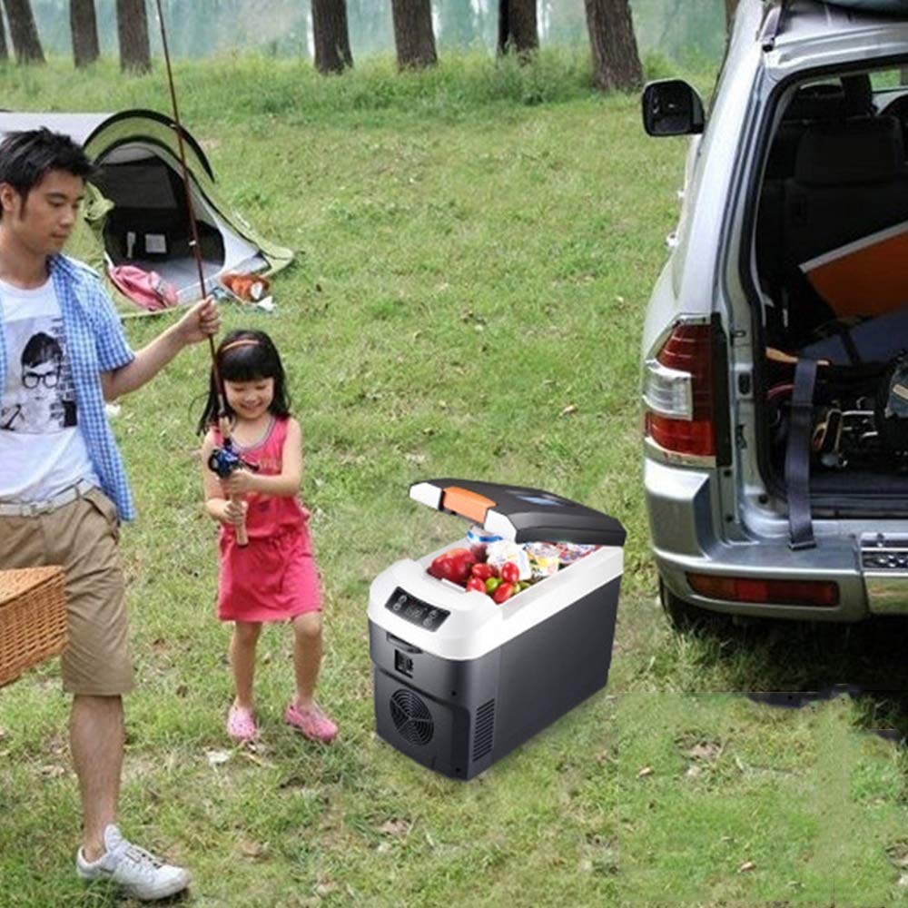 Mini refrigerador del coche 10L Nevera Portablethermoelectric enfriador para el dormitorio, coche, oficina y dormitorios nevera pequeña