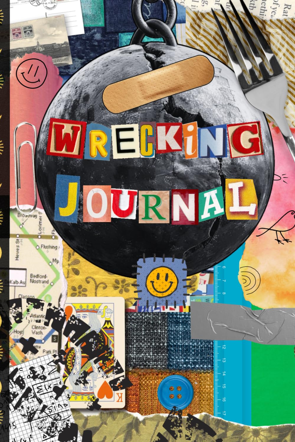 Wrecking Journal: Creative Book with Funny Cute and Challenging Tasks to Complete, Stress and Anxiety Relief Diary for all ages