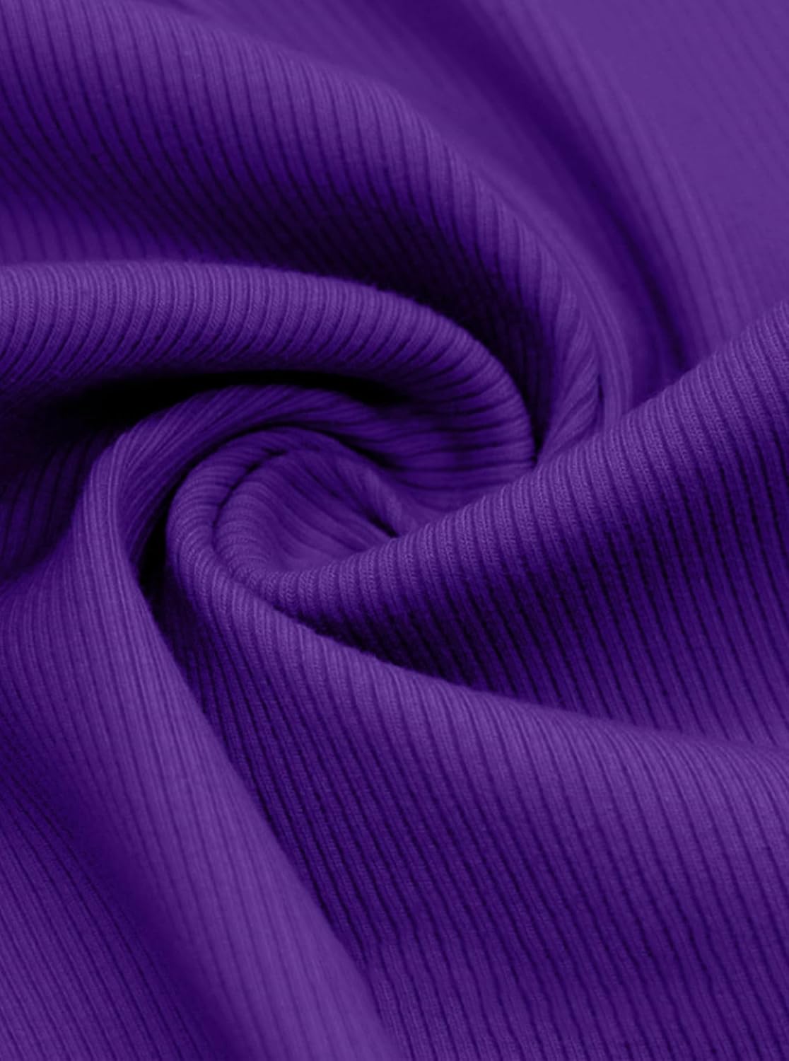 Remidoo Women's Solid Round Neck Puff Long Sleeve Slim Fit T Shirt Tops - Image 5