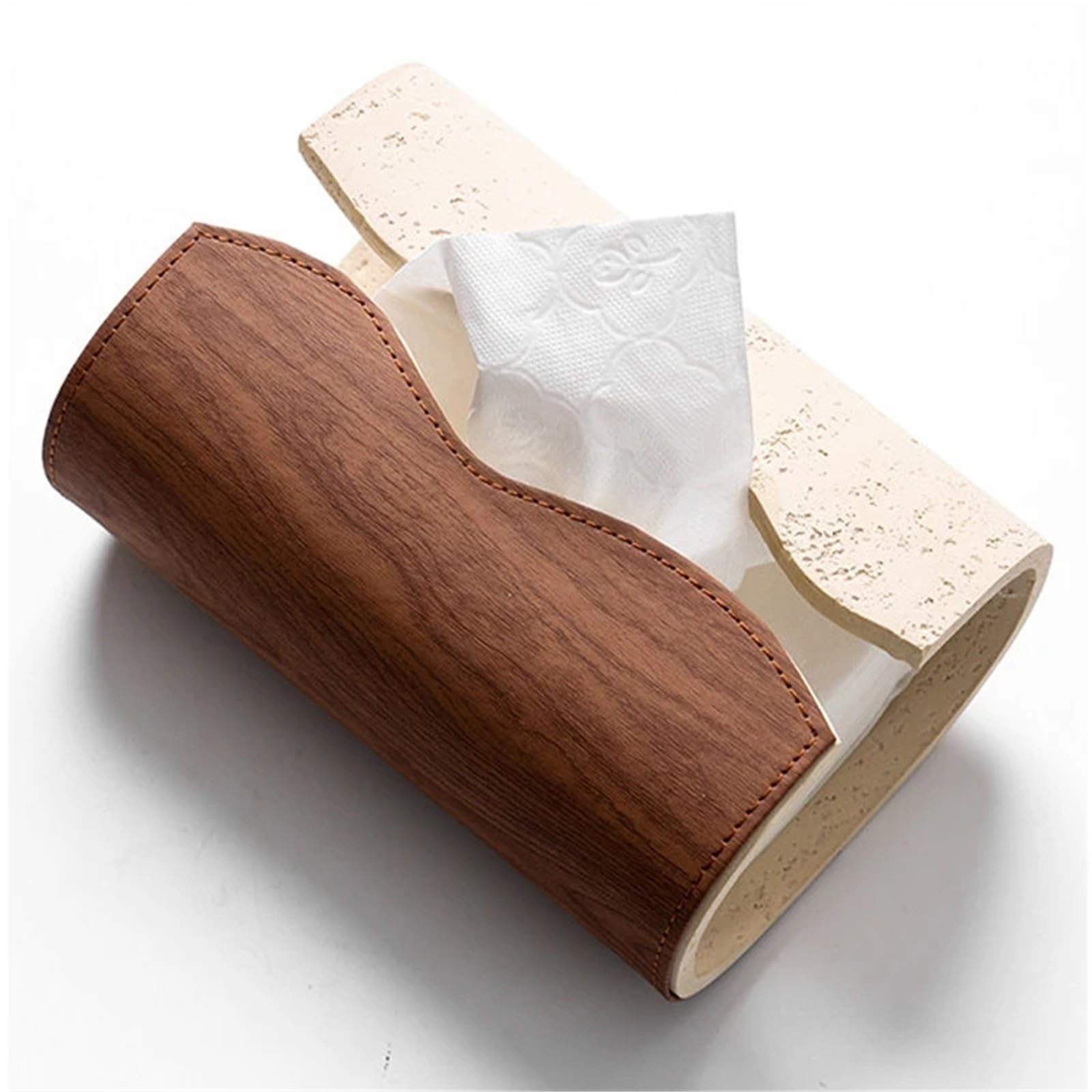 Fazzoletti di Carta Box Scatola for fazzoletti in pietra di caverna