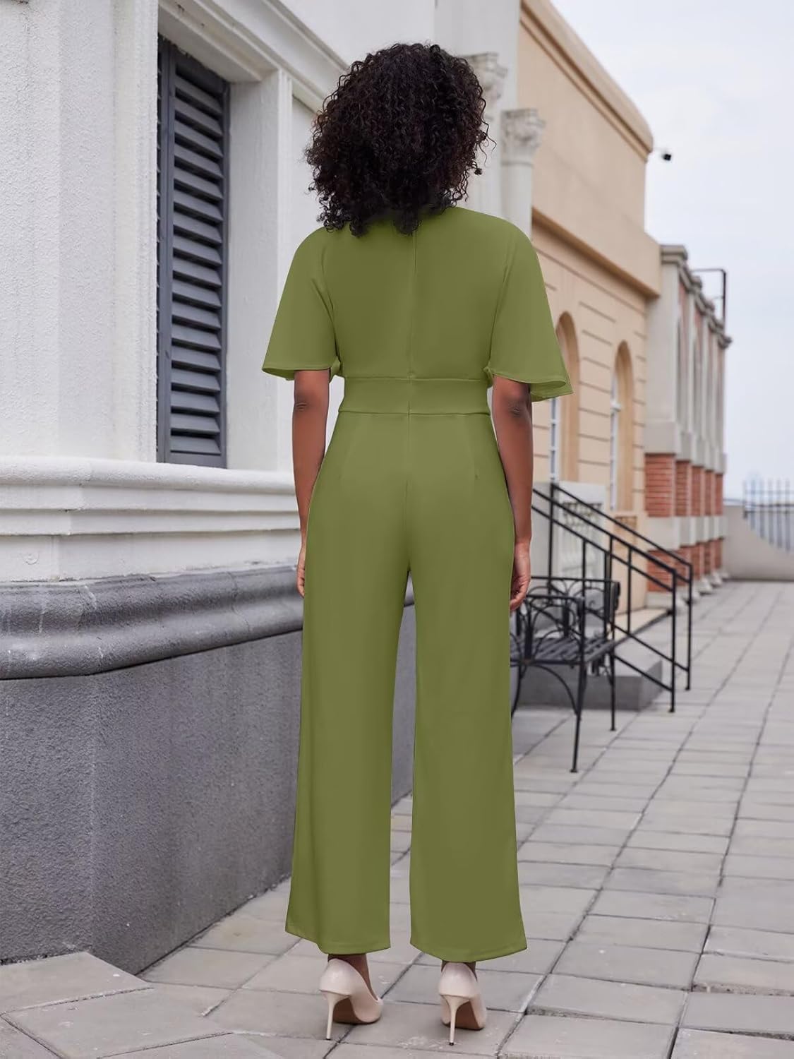 acelyn Elegant Jumpsuit for Women Dressy Sexy Plus Size Wide Leg Pant Suit One Piece Party Outfits - Image 6