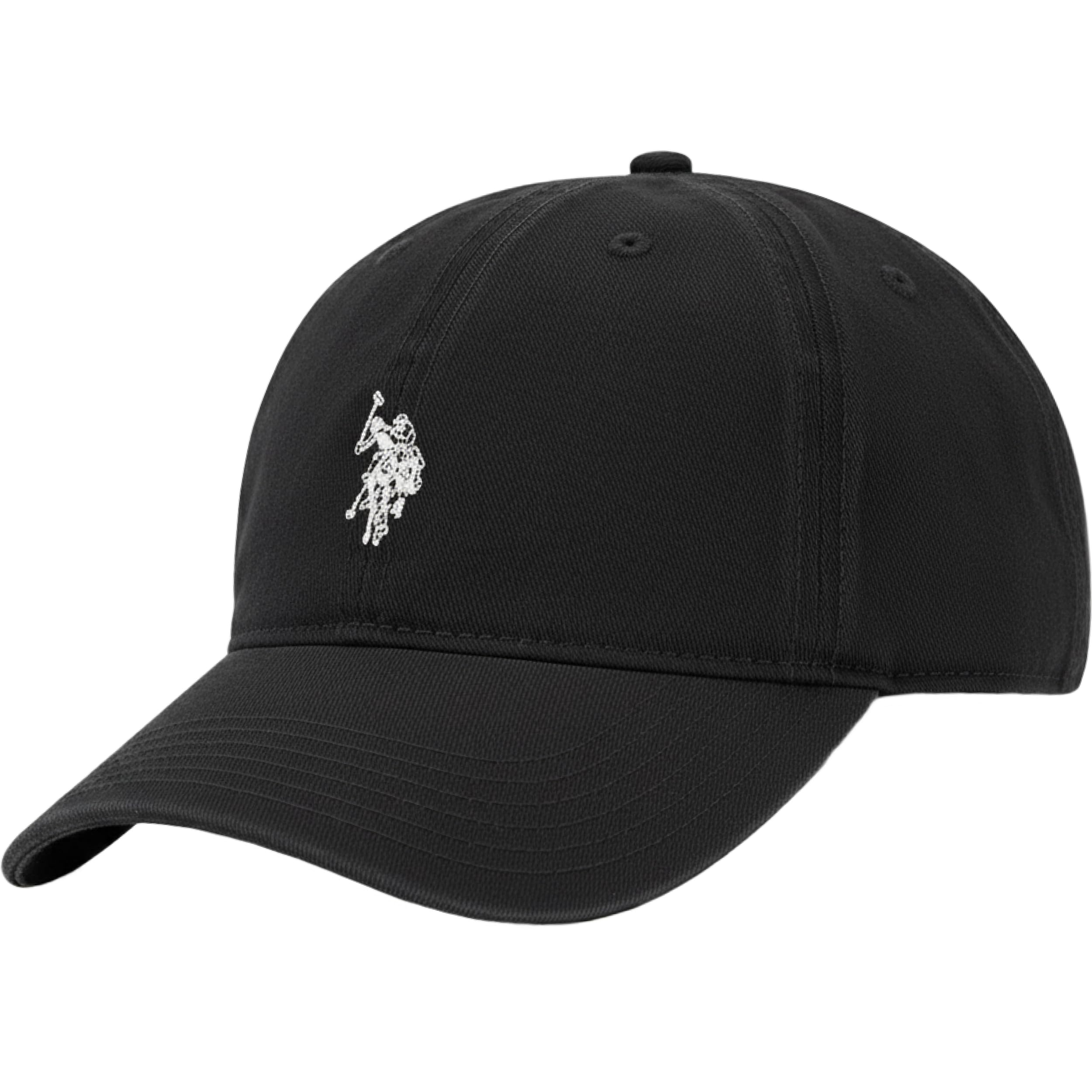 U.S. Polo Assn. Baseball Cap, 100% Cotton Adjustable Dad Hat with Small Pony Logo