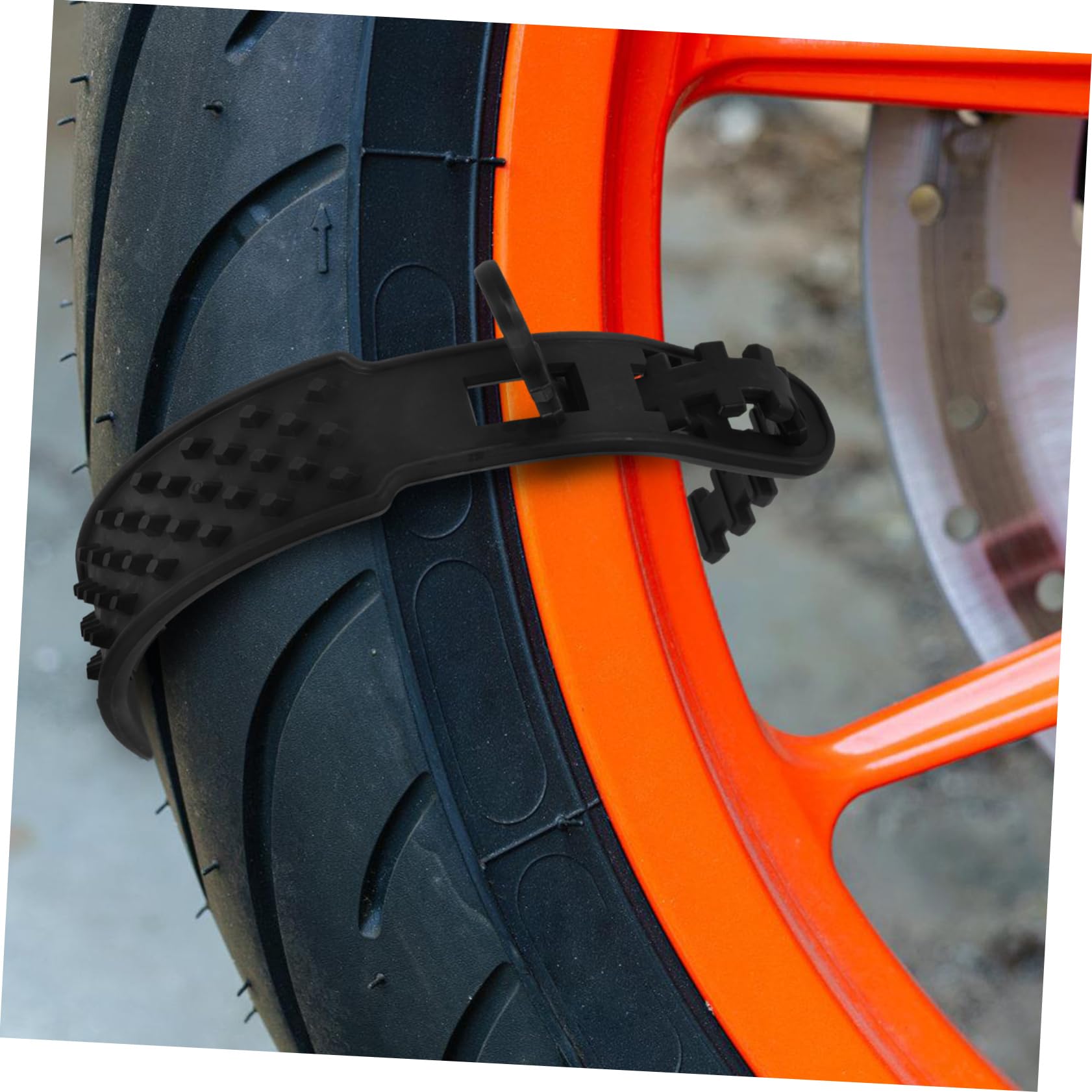 PRETYZOOM Fascette Antineve Resistenti All'usura e Facili da Installare in Nailon Nero 4 Pezzi per Pneumatici Moto Perfette per Neve e Ghiaccio Invernale
