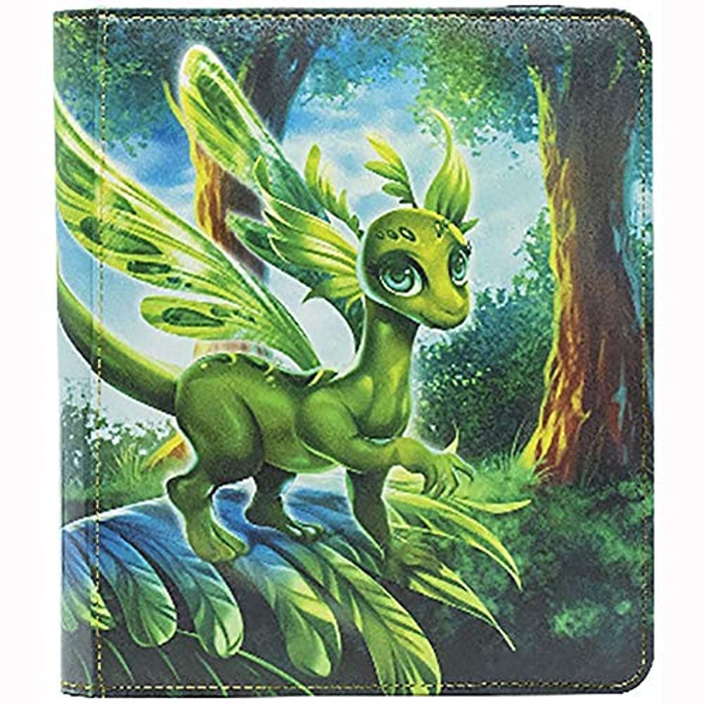 Olive Peah Dragon Shield Codex 4 kieszonkowe portfolio 8 segregator do przechowywania kart 160