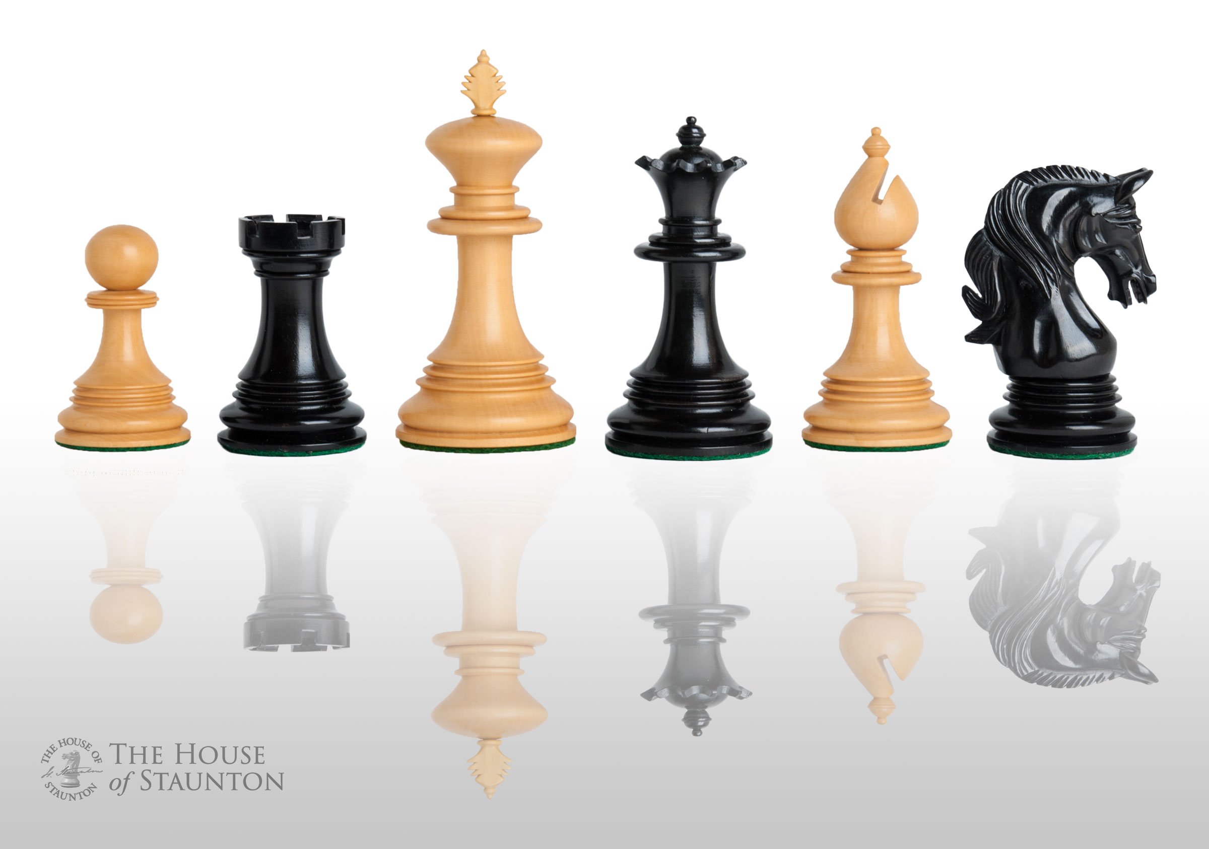 The House of Staunton - The Teramo Luxury Chess Set - Pieces Only - 4.4