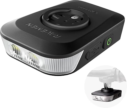 FR1100 SE Phare Avant de Vélo Compatible avec Garmin/Wah RAVEMEN