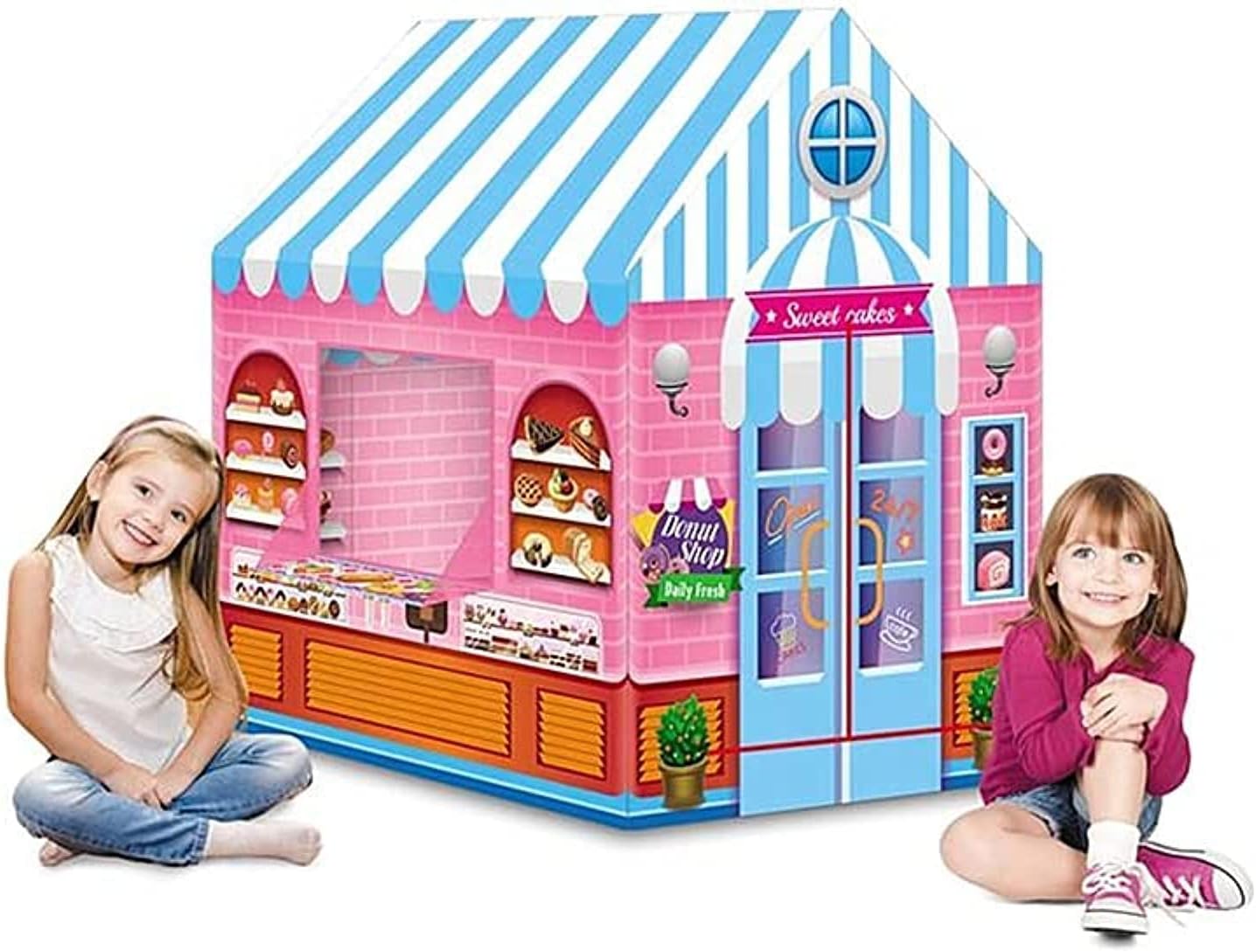 Toy Land Portable Play Tent- Candy House- Outdoor Portable Tent for kids