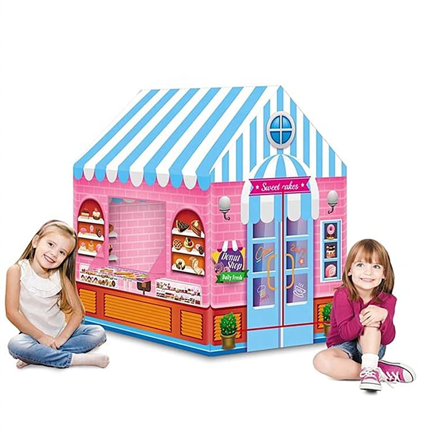 Toy Land Portable Play Tent- Candy House- Outdoor Portable Tent for kids