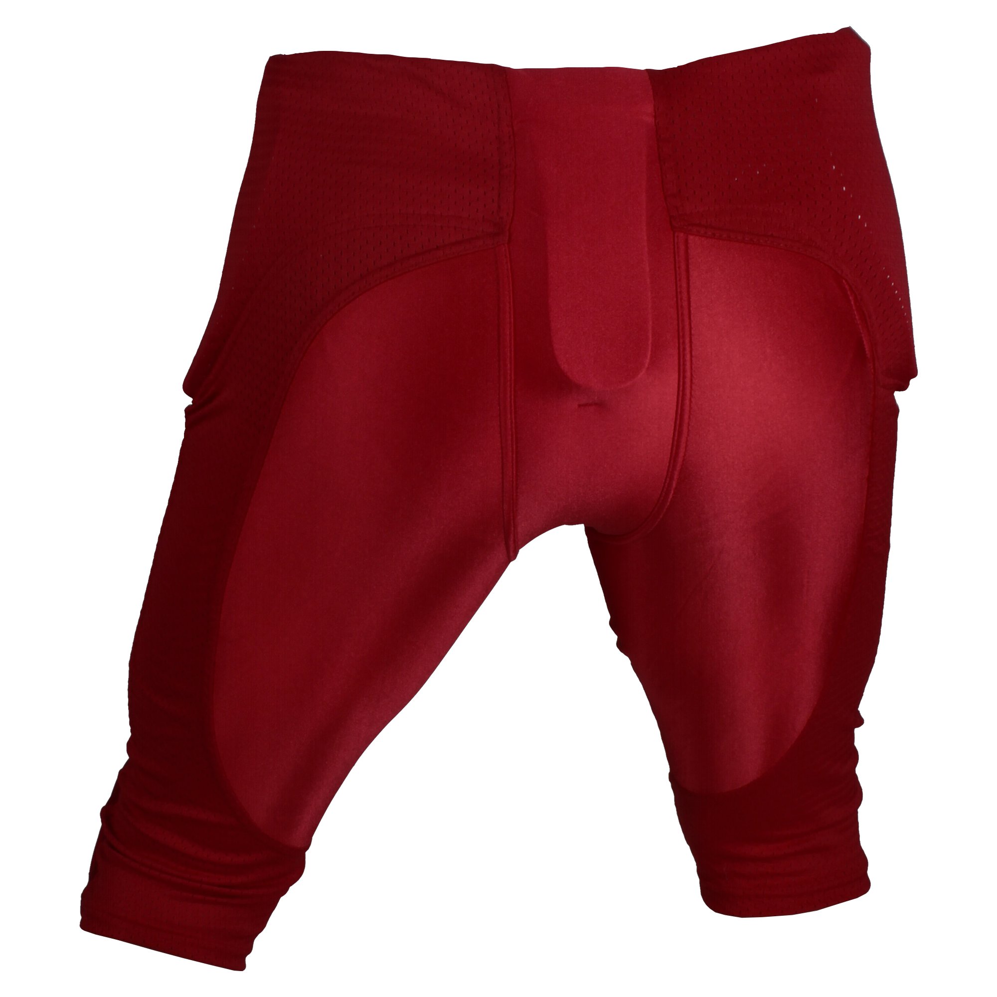 Pantalon de football américain 7 coussinets tout-en-un XL rouge