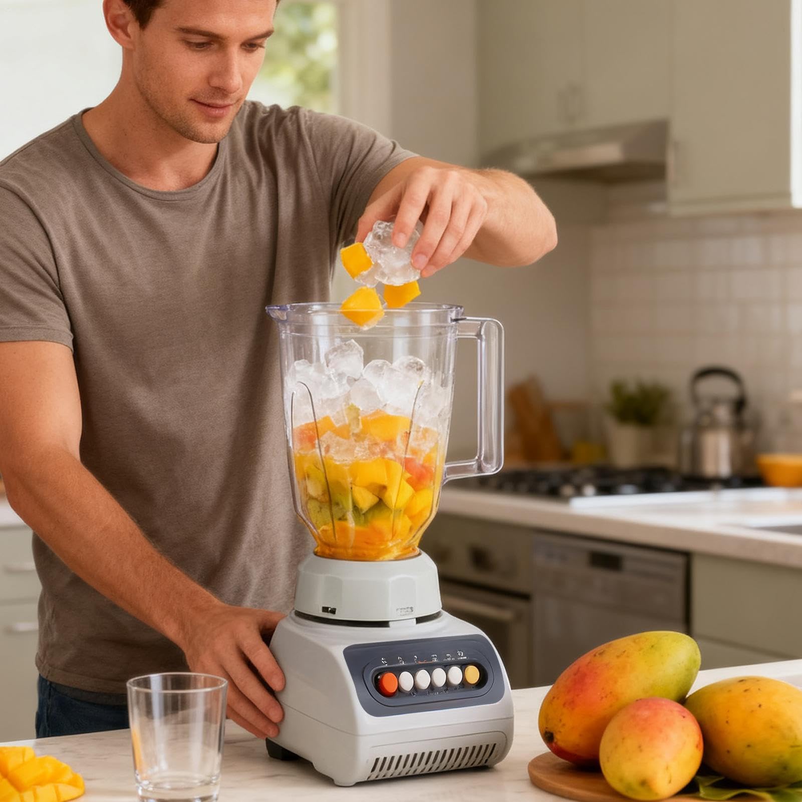 Blender Do Kuchni Mikser Z Podwójnym Słoikiem Nieprzepuszczającym | Kuchenny Blender Przenośny Kubek Do Soków do Owoców Warzyw Jogurtu Mango użytku Domowego Podróży Siłowni Akademika