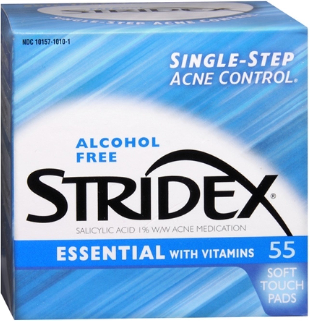 Stri-Dex Daily Care Essential With Vitamins Pads 55 Each (Pack of 10)