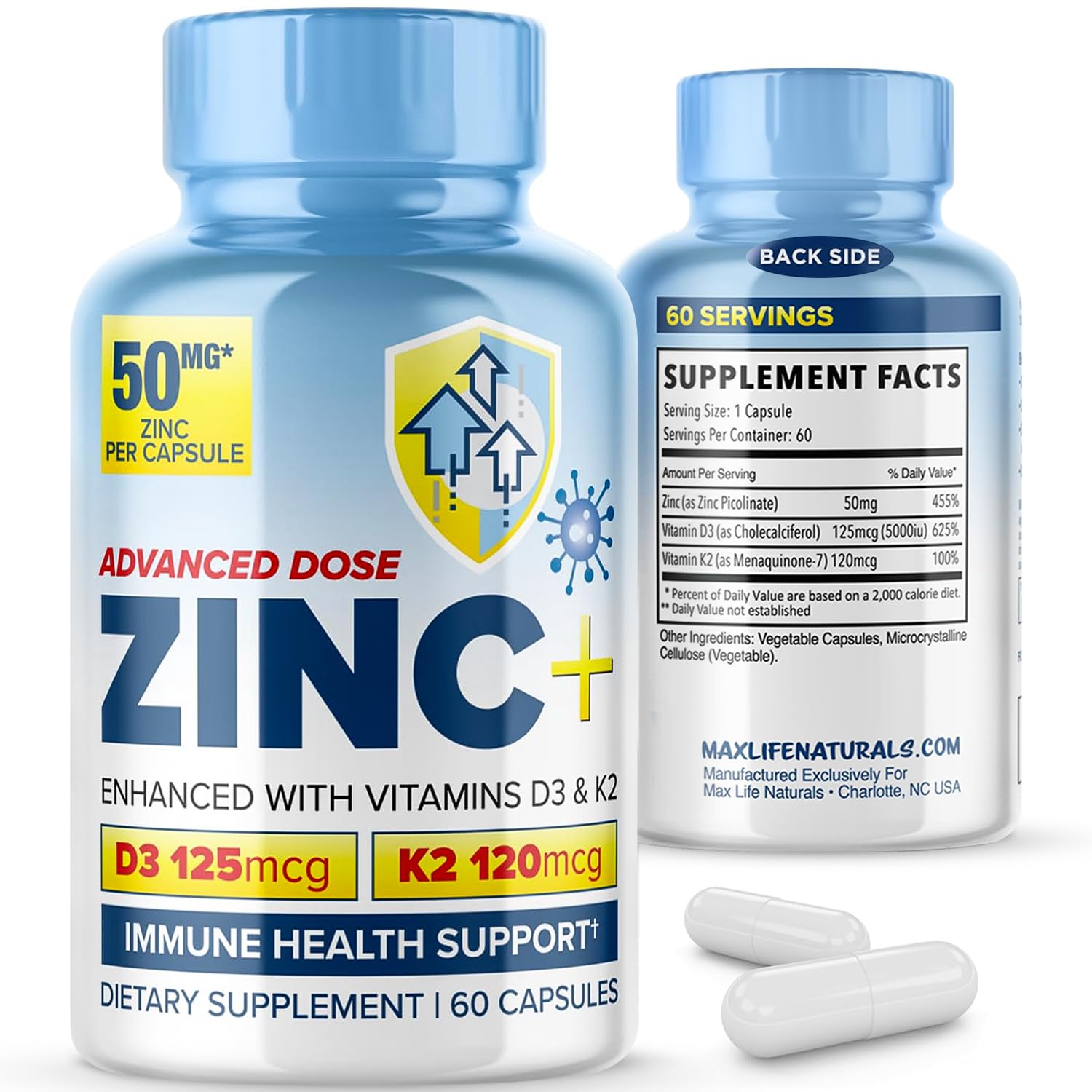 Bettervits Zinc Supplements For Men & Women | High - View #10