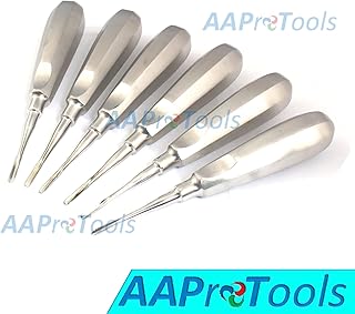 AAPROTOOLS SET OF 6 DENTAL ELEVATOR # 34S DENTAL INSTRUMENTS A+ QUALITY
