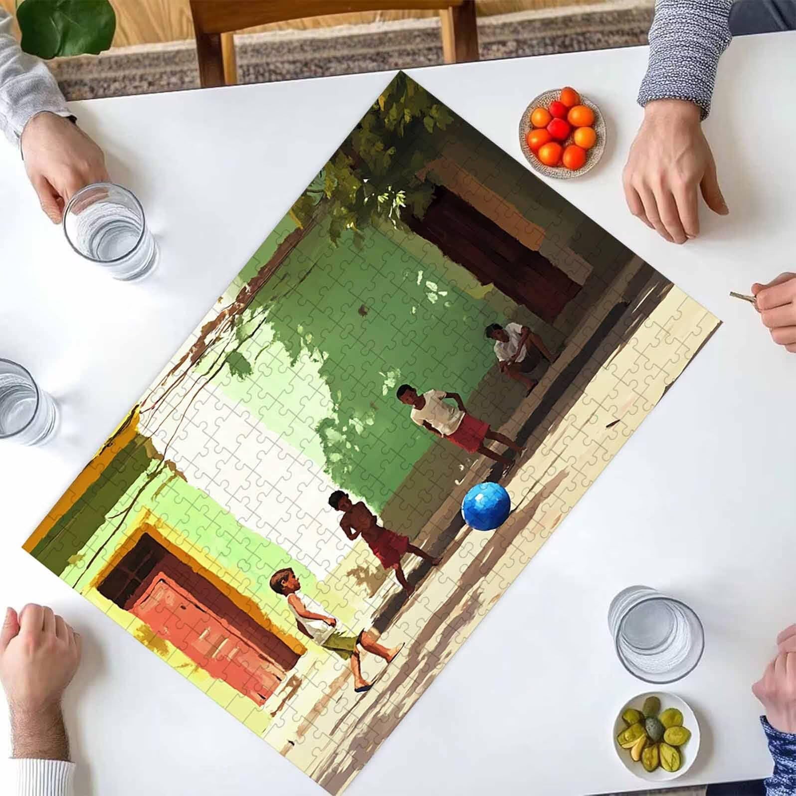 1500 Pezzi di Puzzle, architettura giallo 1500 Pezzi di Puzzle per Adulti, Regalo Anniversario, Regalo Natale, Decorazione Della Casa, Prevenzione Della Cerebrale Negli Anziani PjY994 1-3