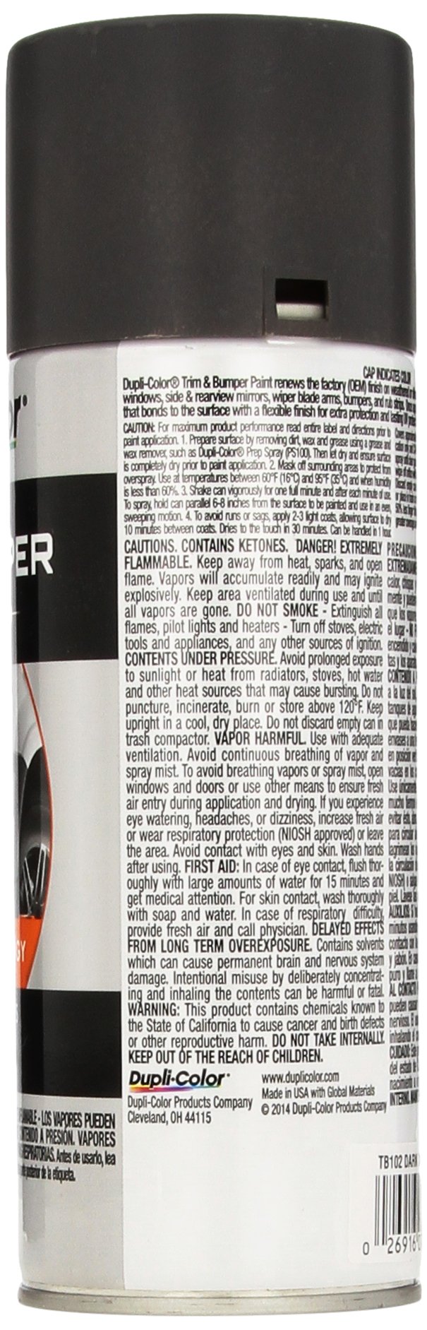 dupli color dark charcoal bumper paint