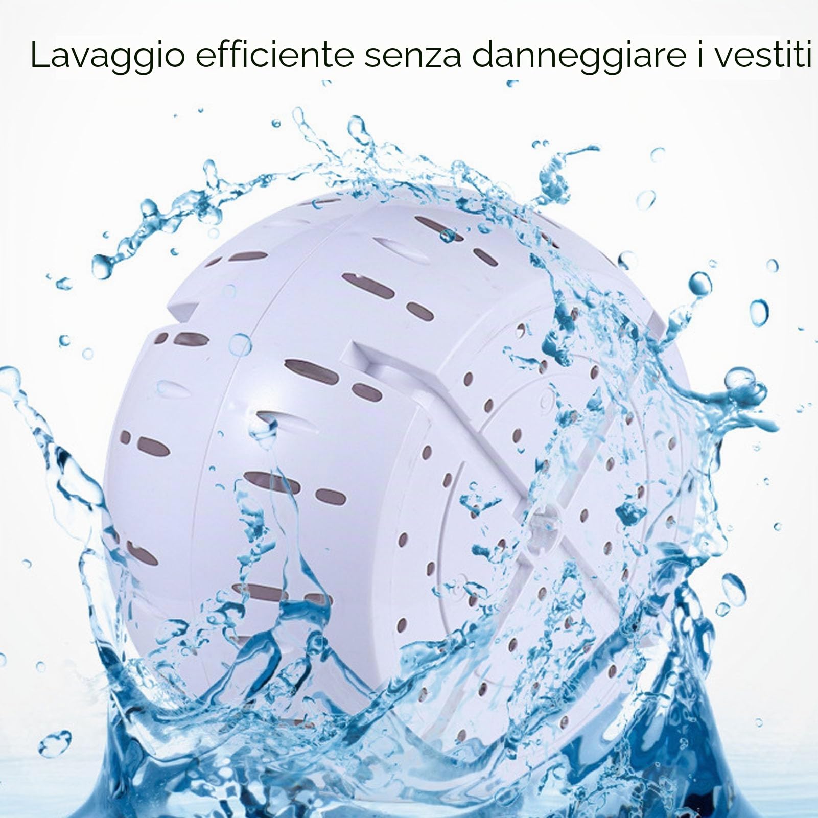 ciciglow Rondella di Vestiti Manuali, Lavatrice Rotante Portatile Non Elettrica, Lavatrice Rotante a Manovella Compatta per Dormitorio Piccolo Appartamento