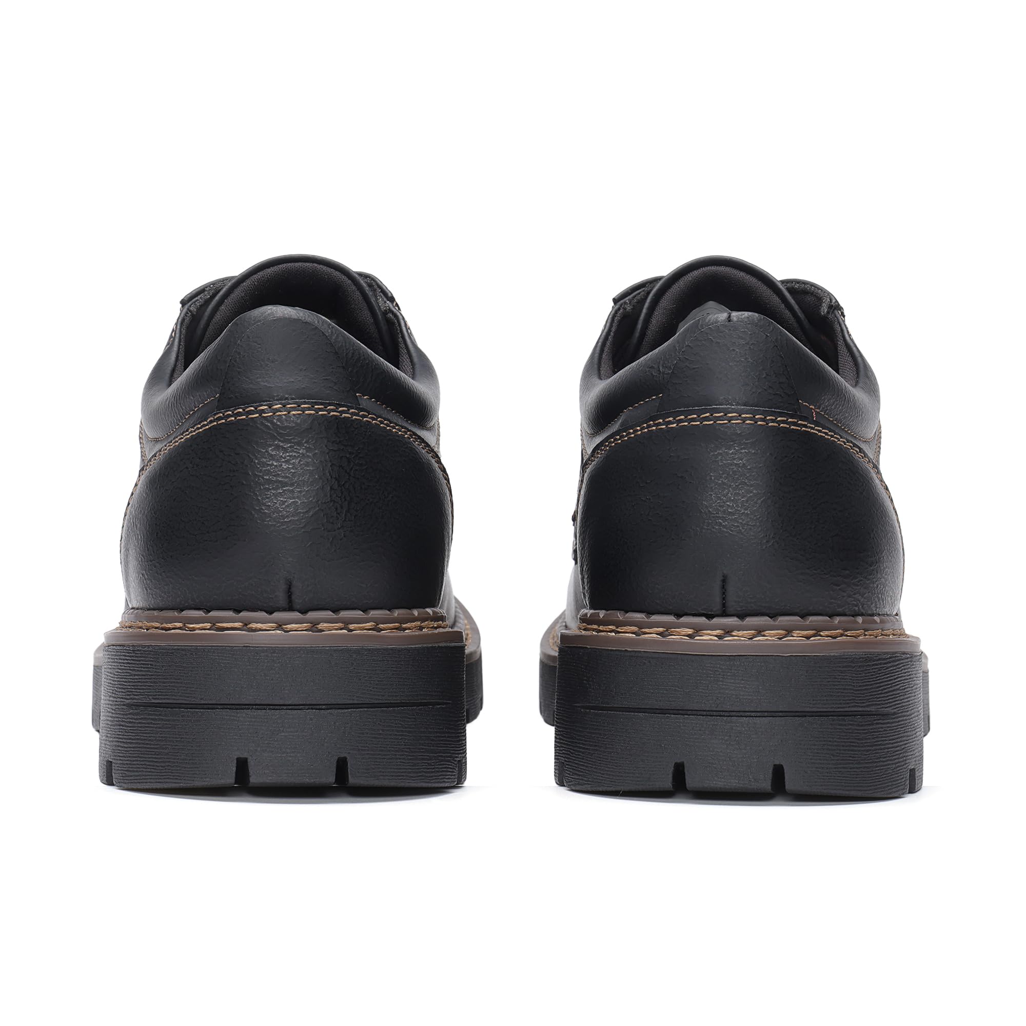 Bruno Marc Scarpe Oxford Eleganti con Lacci Uomo - Ideali per Ufficio, Cerimonia e Abiti Formali, Suola Spessa e Comfort
