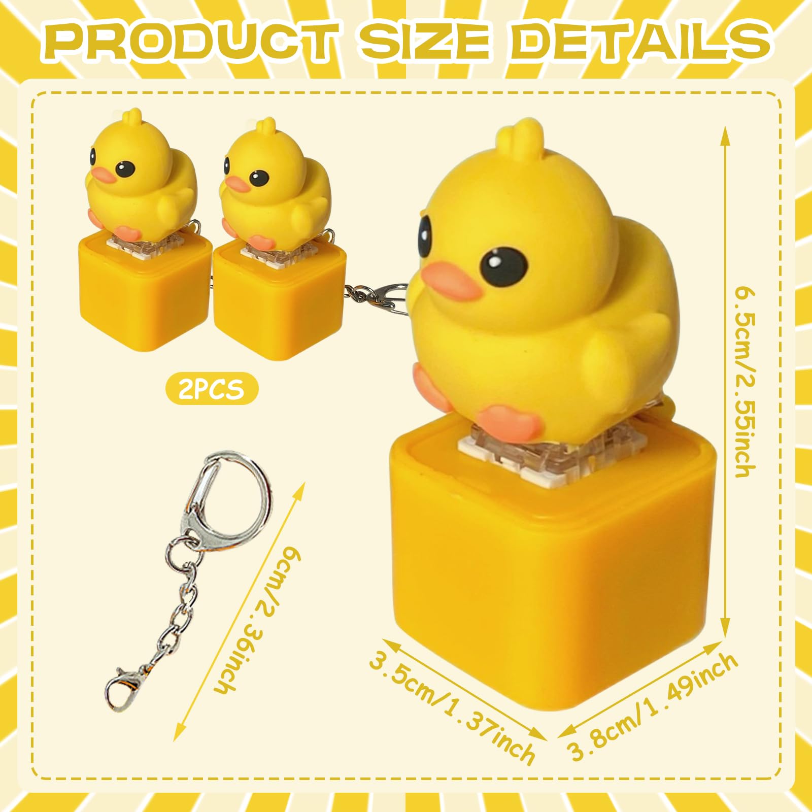 Renopfect Frosch Fidget Toy 2 Stück - Klick Spielzeug Mit Licht & Sound Für Anti-Stress