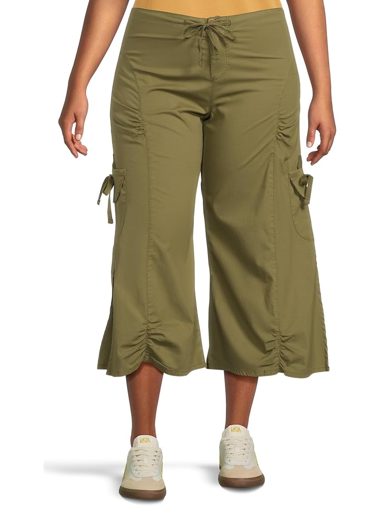 Blue XCVI Cargo Gaucho Crop