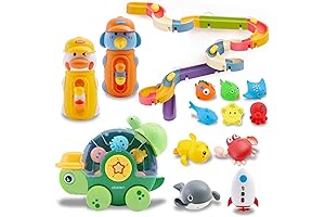 57 PCS Bath Toys for Toddlers 3-4 Years