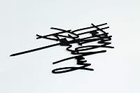 Vista 3 de Decoración de pastel de feliz cumpleaños DIY acrílico negro