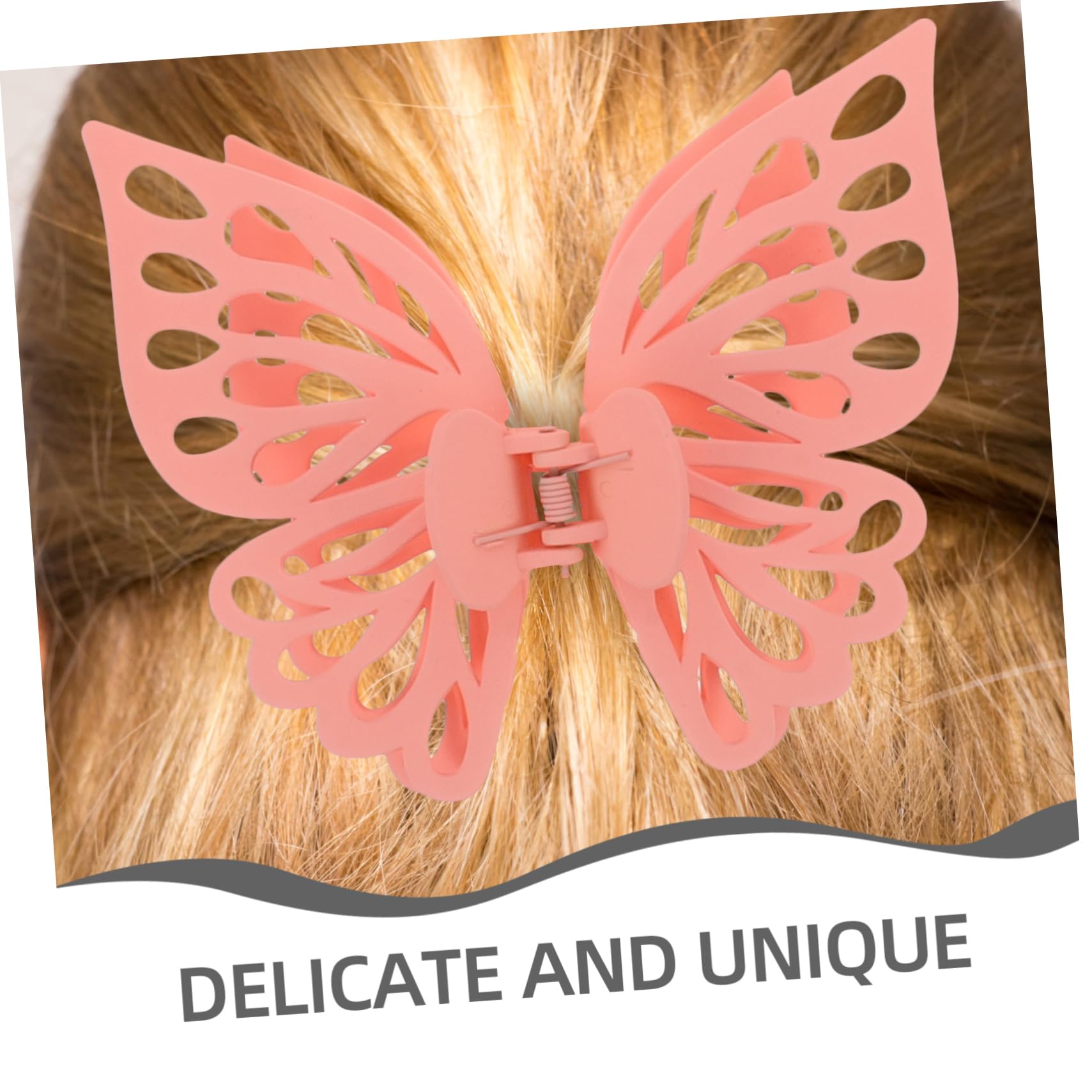 8 Stück Große Schmetterling Haarspangen Damen Lange Haarclips Mit Festem Halt Metallfeder Haarklammern Für Dickes Und Langes Haar Vielseitig Für Alltag Und Sport