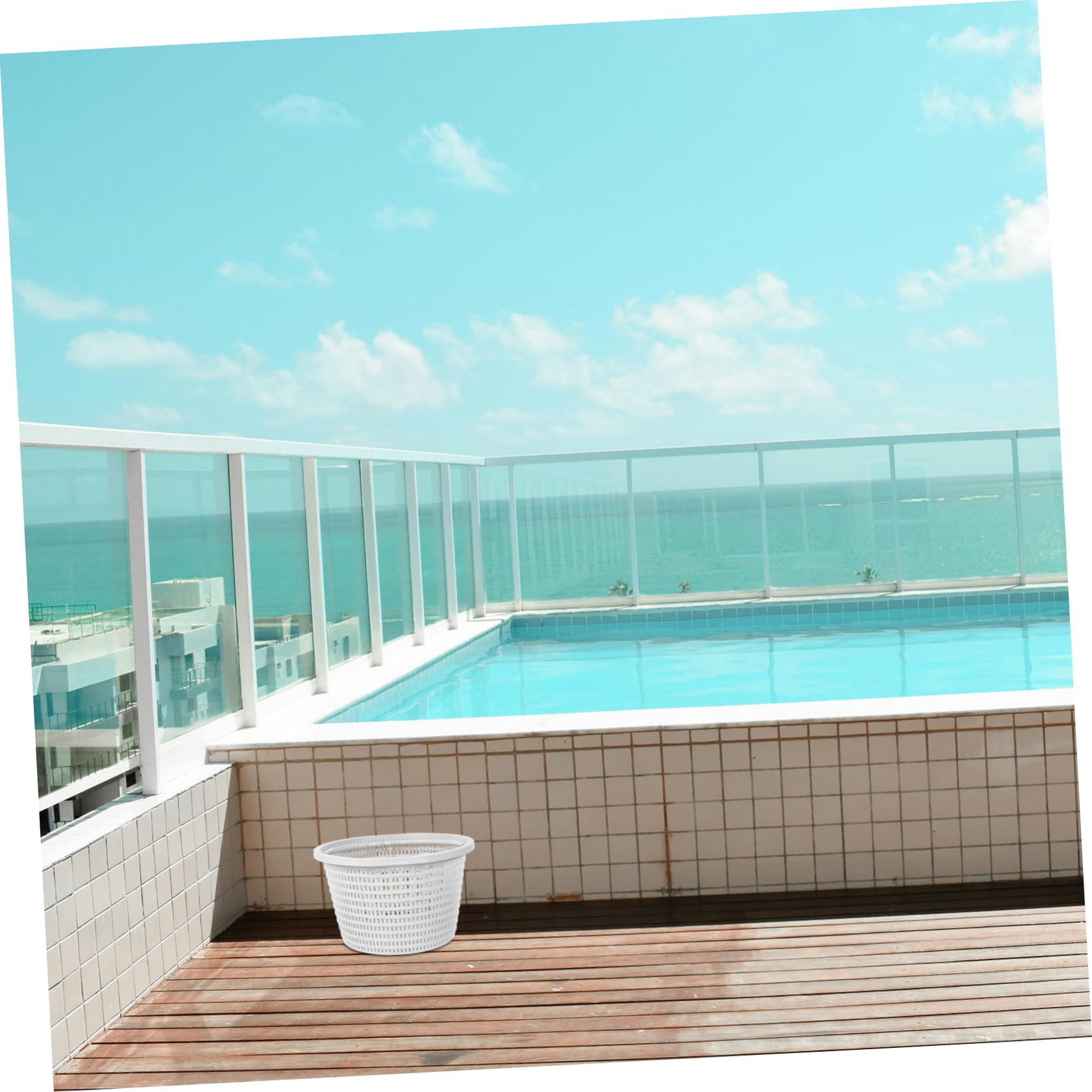 HANABASS 2piezas Cesta De Filtrado para Piscina Repuesto Compatible Filtro De Malla para Skimmer Accesorio De Filtración para Mantener Agua Limpia Piscinas y Bañeras