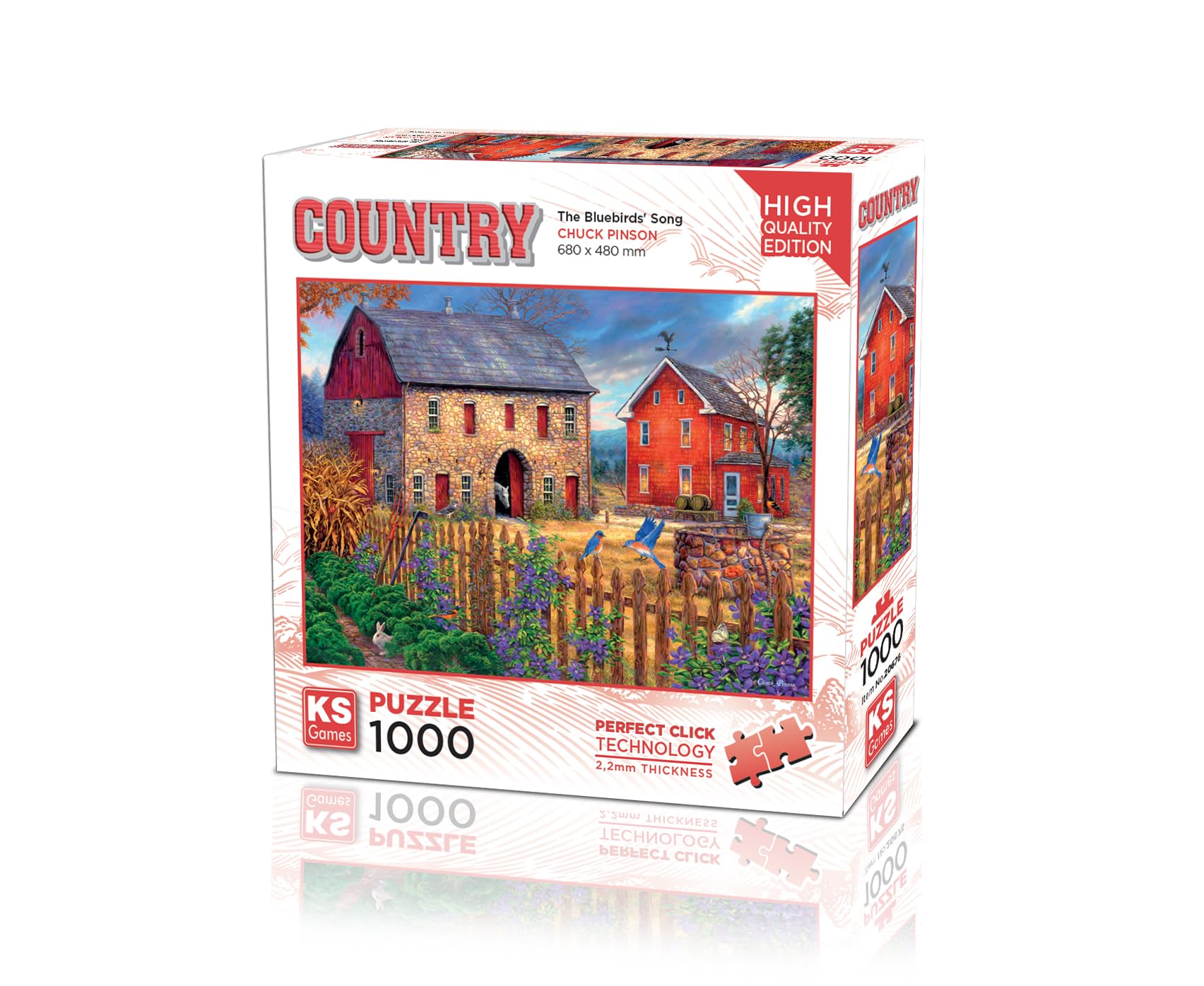 20676 The Bluebirds Song 1000 Parça Puzzle -KS Puzzle