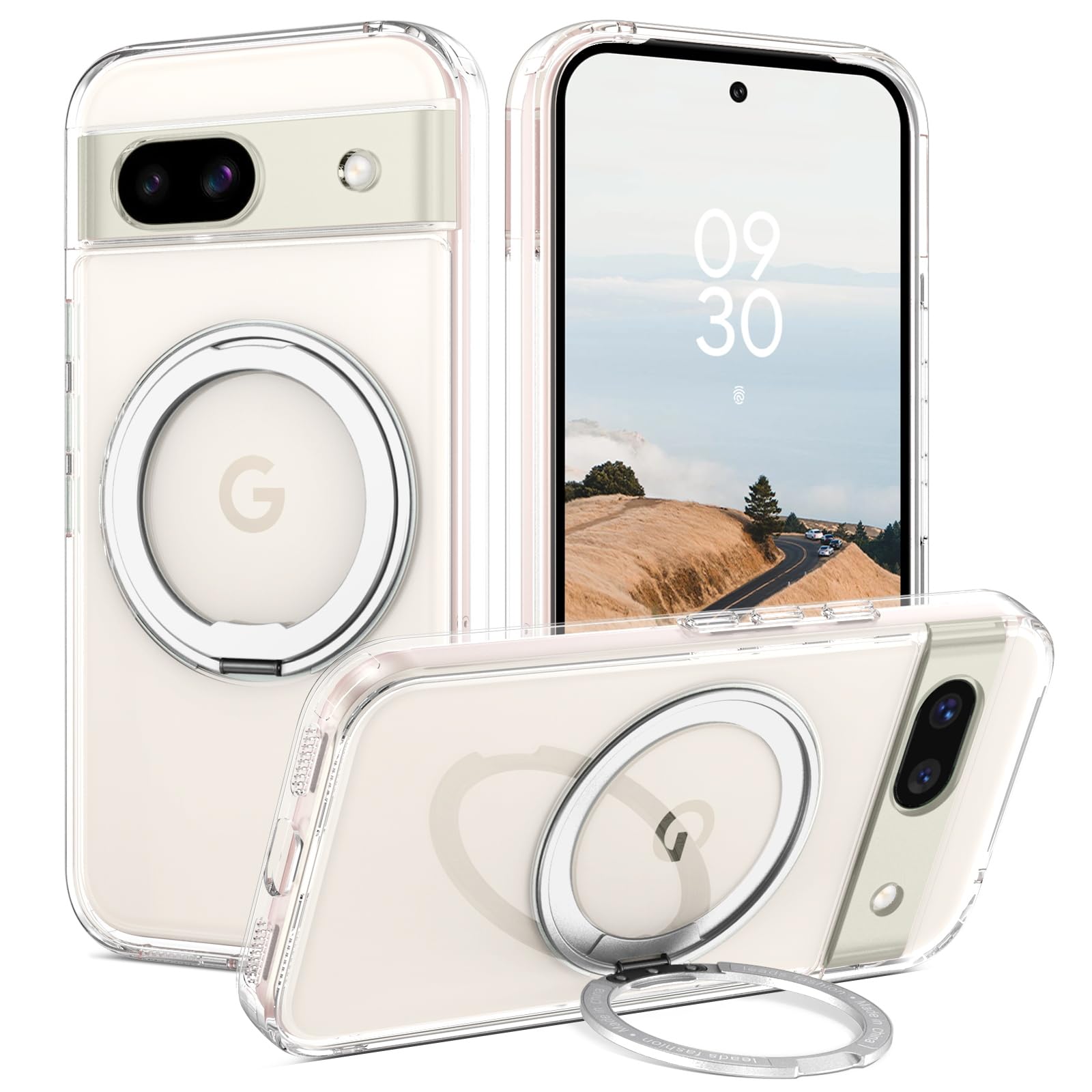 Amazon.co.jp: VENINGO Google Pixel 8a ケース MagSafe対応【360°回転 