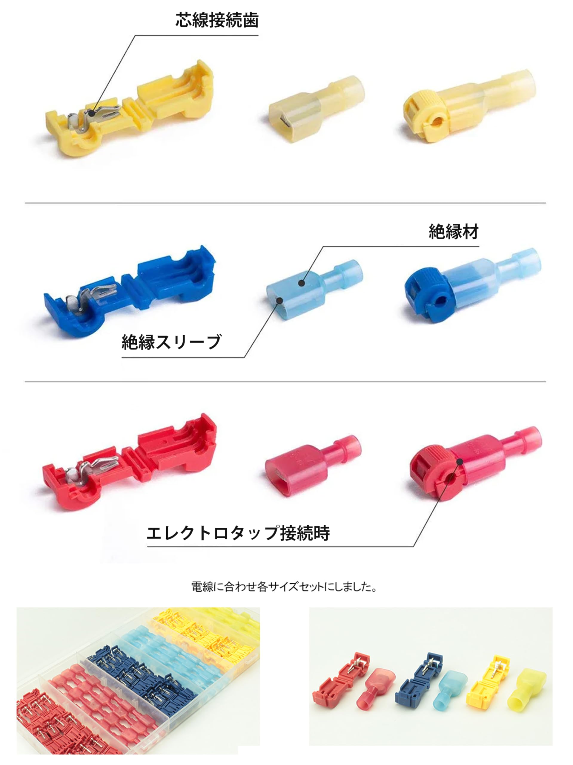 Amazon.co.jp: アイウィス(IWISS) 車配線分岐コネクター エレクトロ 
