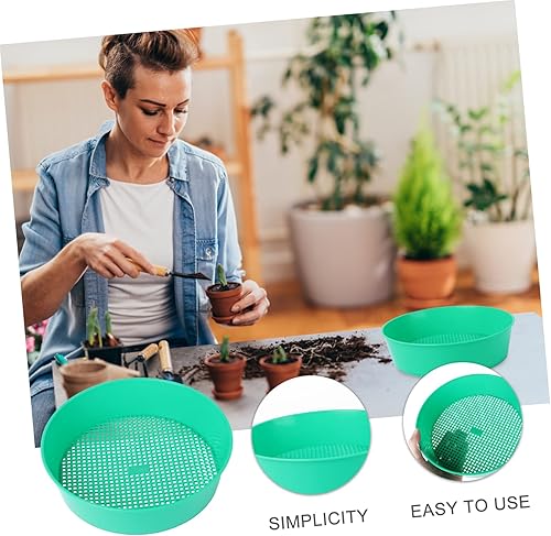 Miniatura 7 de 2 herramientas de bricolaje para bonsái, herramientas de malla, colador de tierra, tamiz de arena, pantalla de malla, dispensador de nivelador,