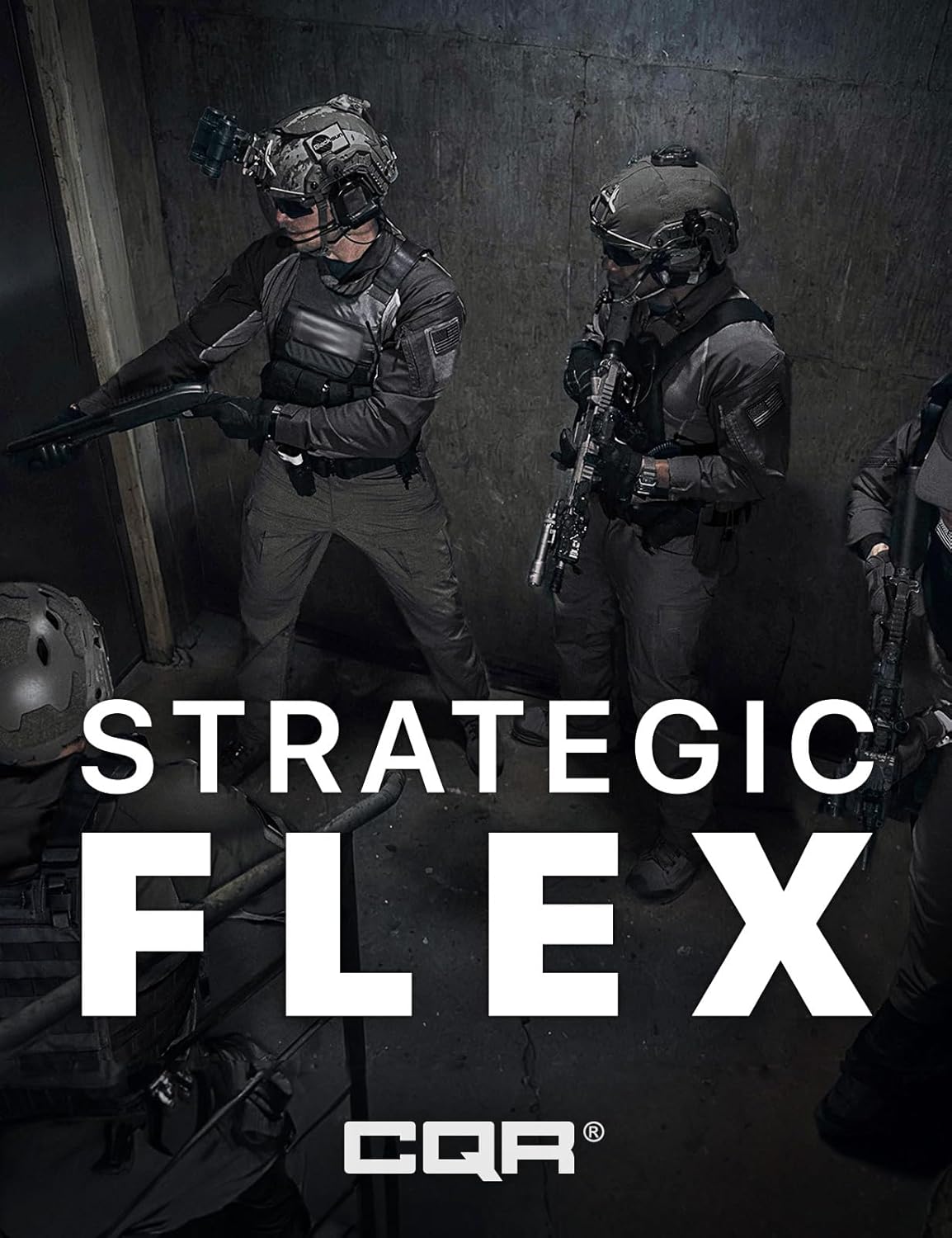 CQR Men's Flex Ripstop Tactical Pants, Water Resistant Stretch Cargo Pants, Lightweight EDC Hiking Work Pants - Image 4