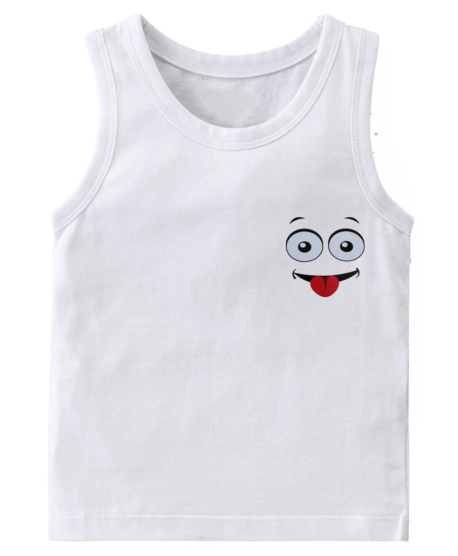 UCARE Boy's Vest Printed Cotton Vests, Pack of 3 (12-14 Years, Multicolor) Multicolour 1