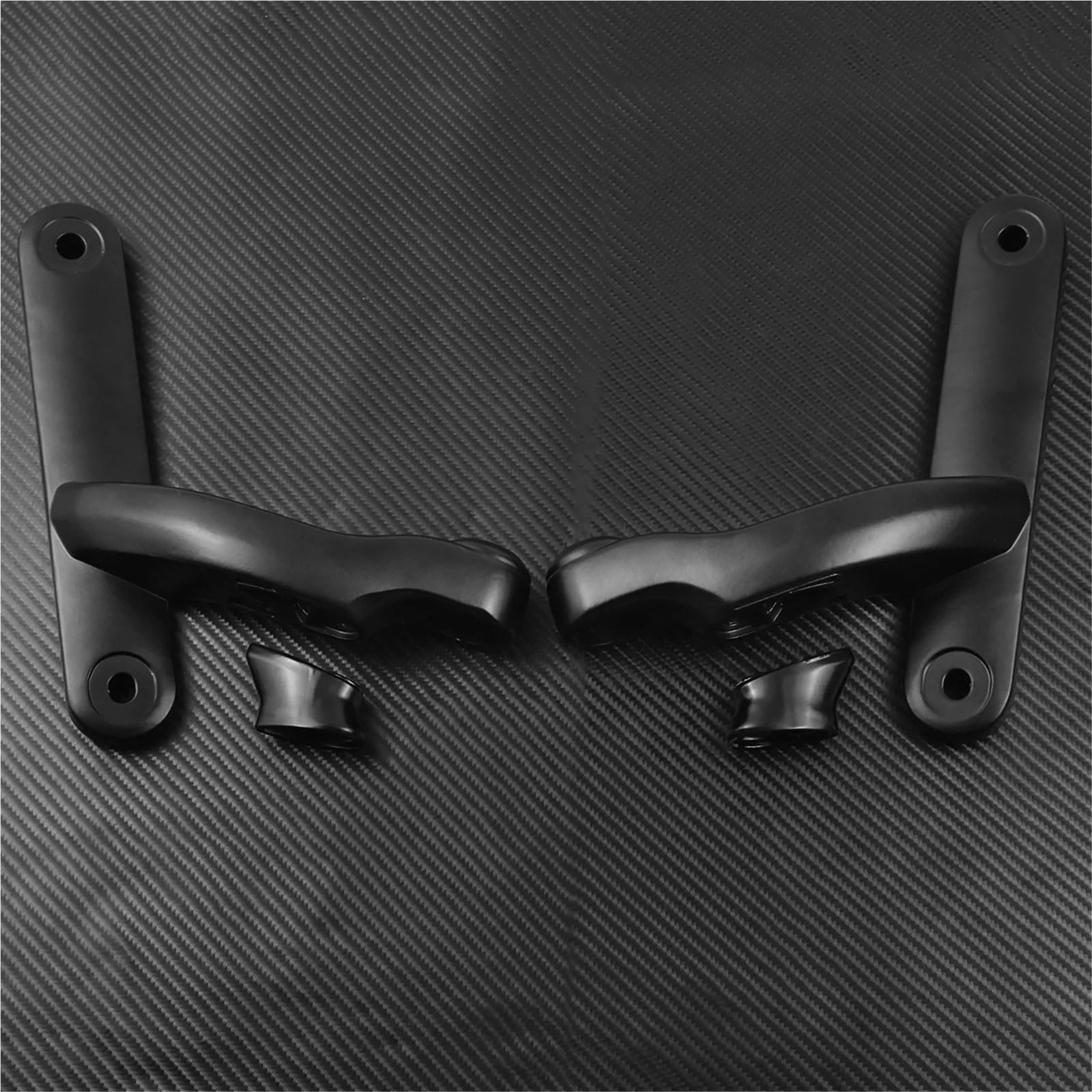 Base de bombilla Clips Soporte para luz antiniebla de motocicleta de 4-1/2" con intermitentes, compatible con Harley Touring, Electra Glide (1997-2013), Road King.(Black Housing Cover)